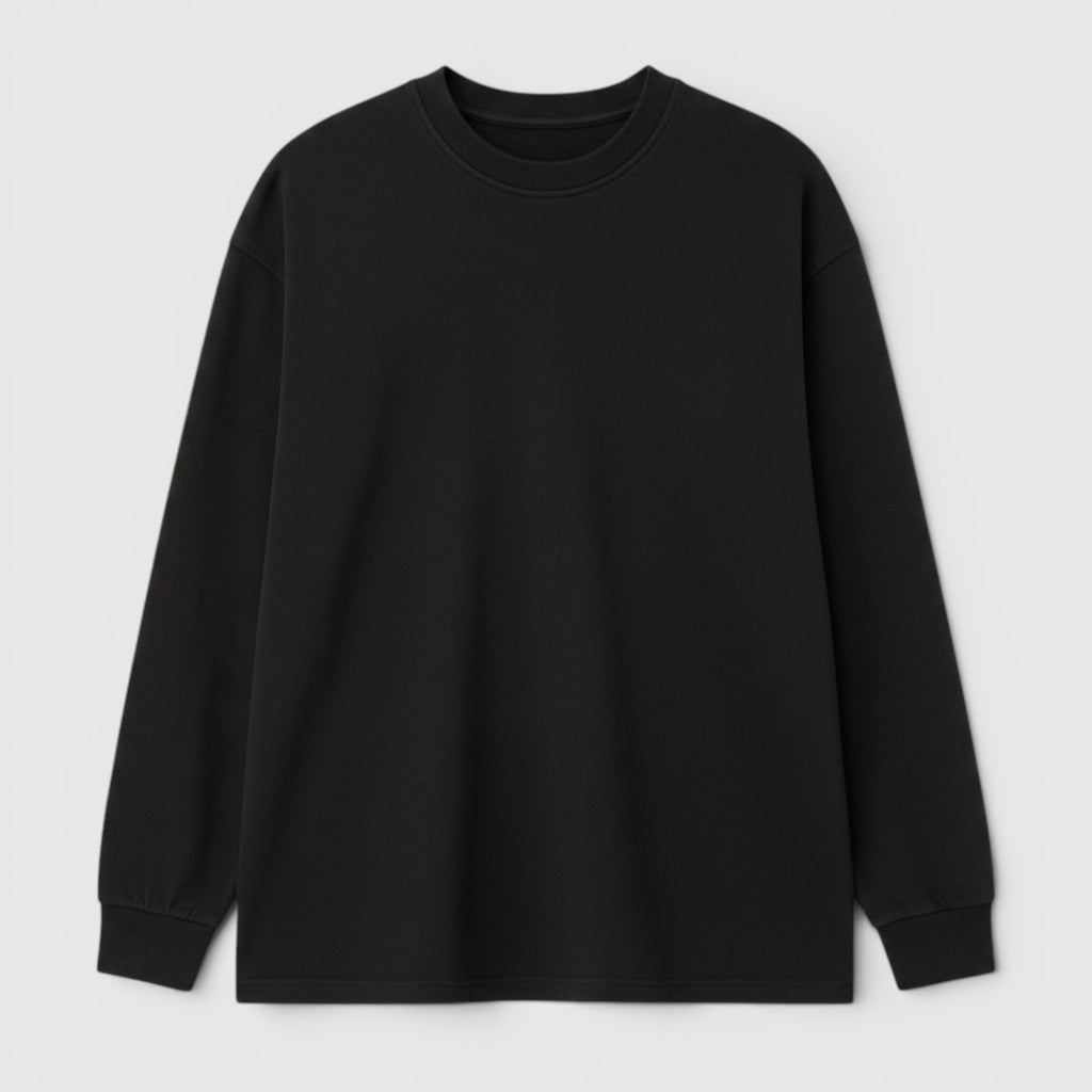 Ellmont London | Men's Breathable Cotton Longsleeve Mockneck Casual Shirt
