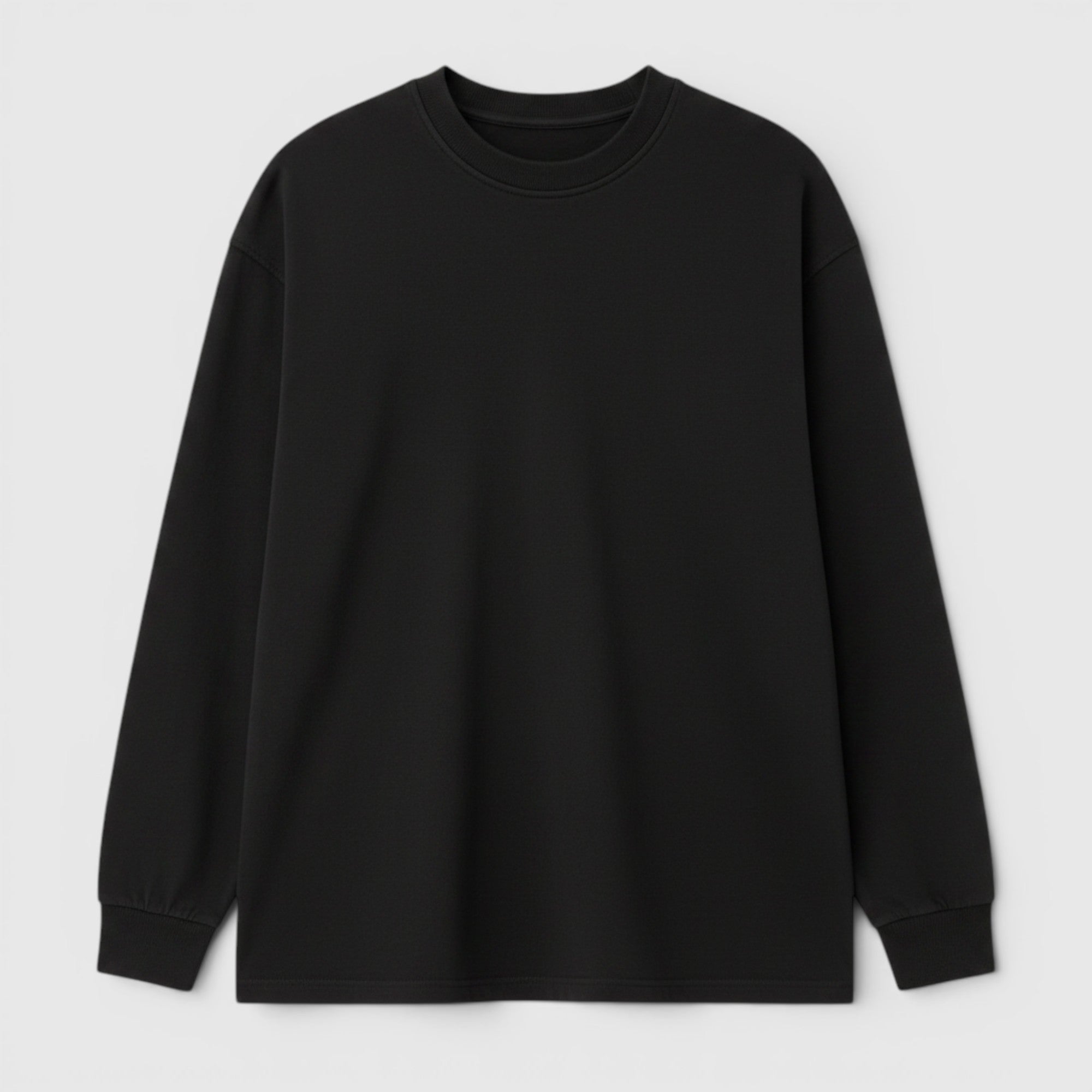 Ellmont London | Men's Breathable Cotton Longsleeve Mockneck Casual Shirt