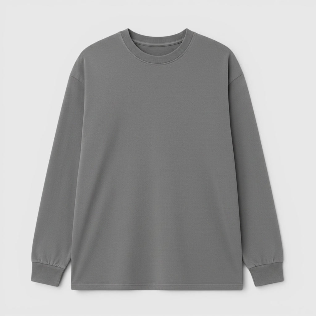 Ellmont London | Men's Breathable Cotton Longsleeve Mockneck Casual Shirt