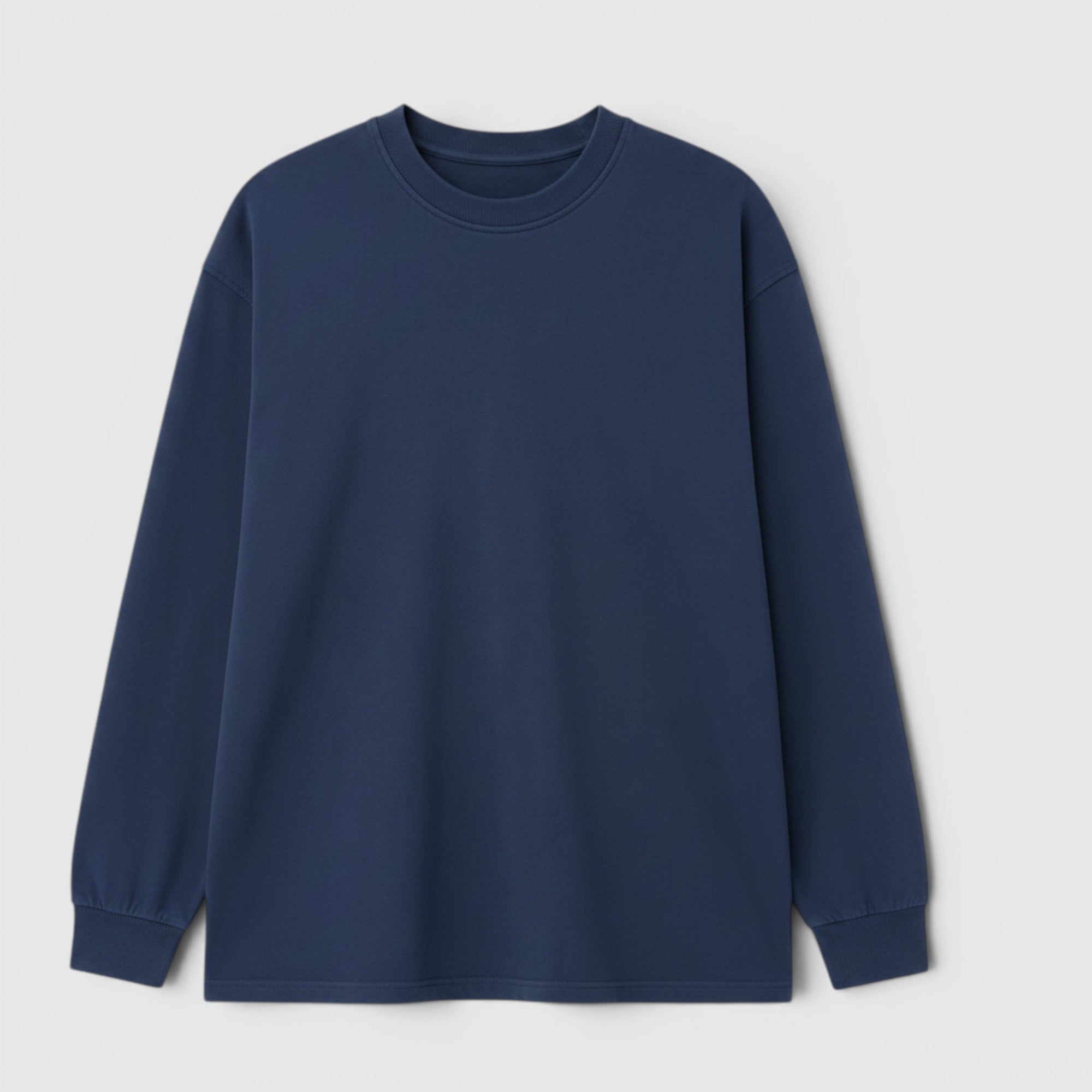 Ellmont London | Men's Breathable Cotton Longsleeve Mockneck Casual Shirt