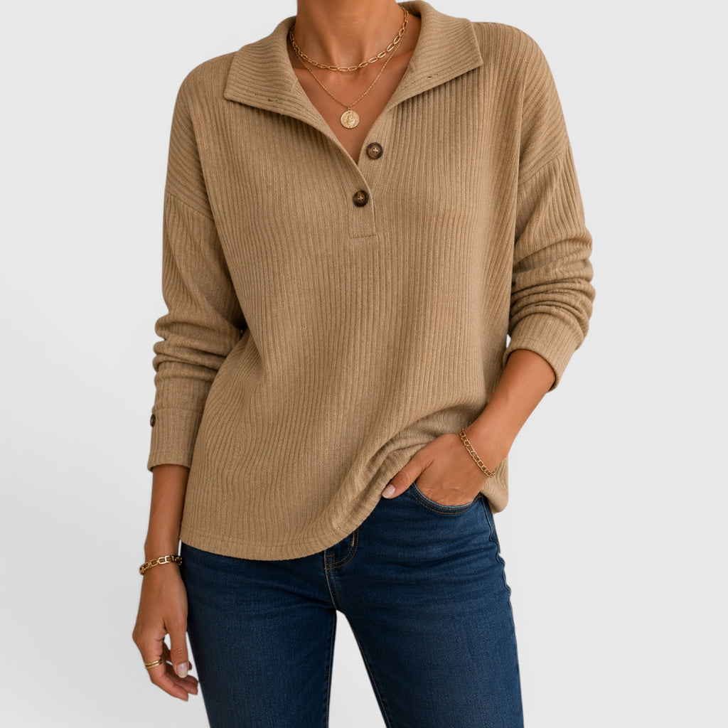 Ellmont London | Long Sleeve Pullover Shirt – Relaxed Fit M&S Linen Shirt