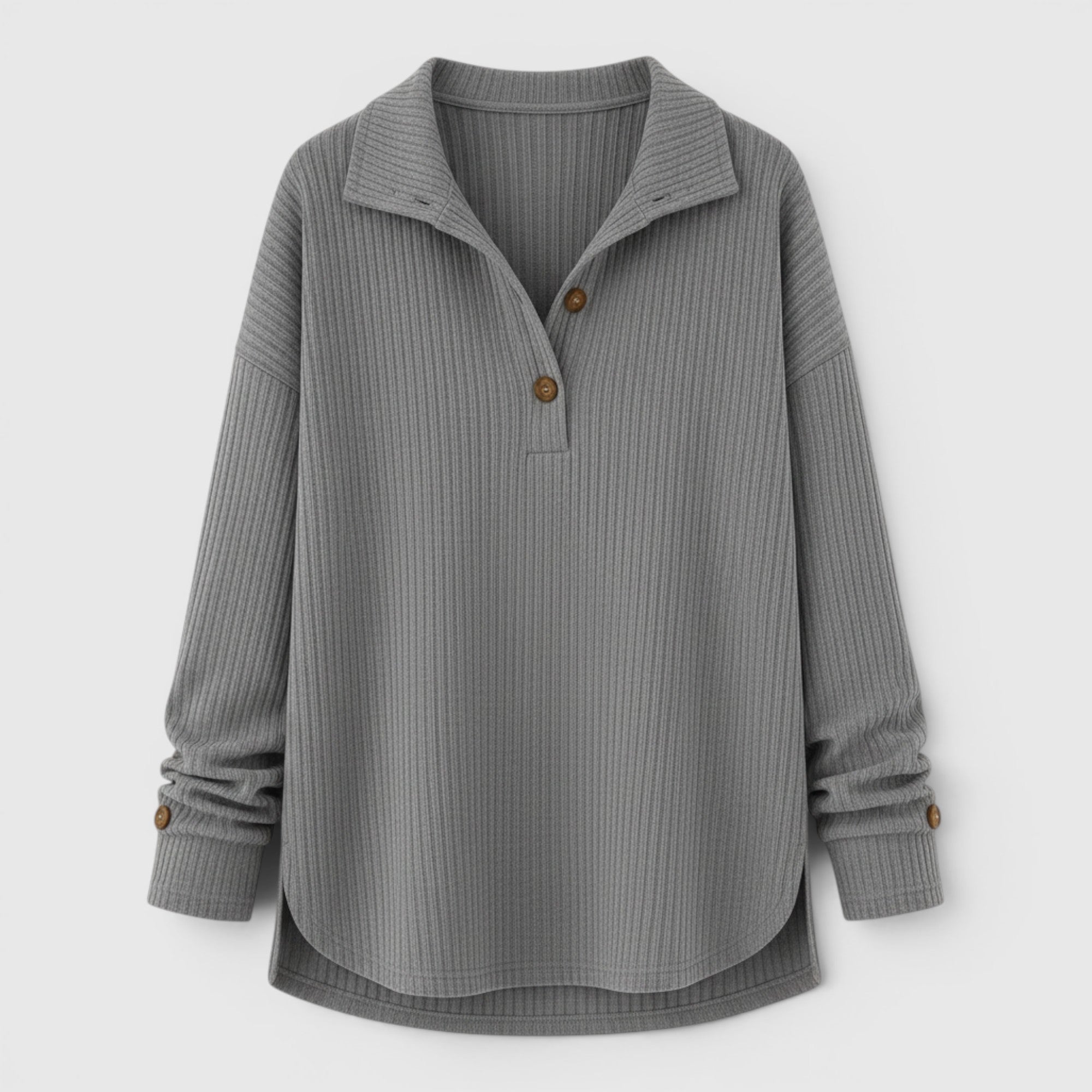 Ellmont London | Long Sleeve Pullover Shirt – Relaxed Fit M&S Linen Shirt