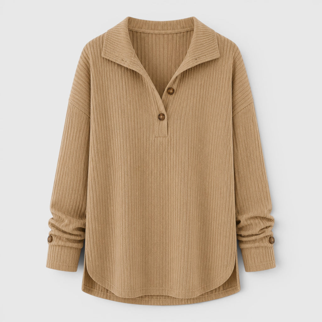 Ellmont London | Long Sleeve Pullover Shirt – Relaxed Fit M&S Linen Shirt