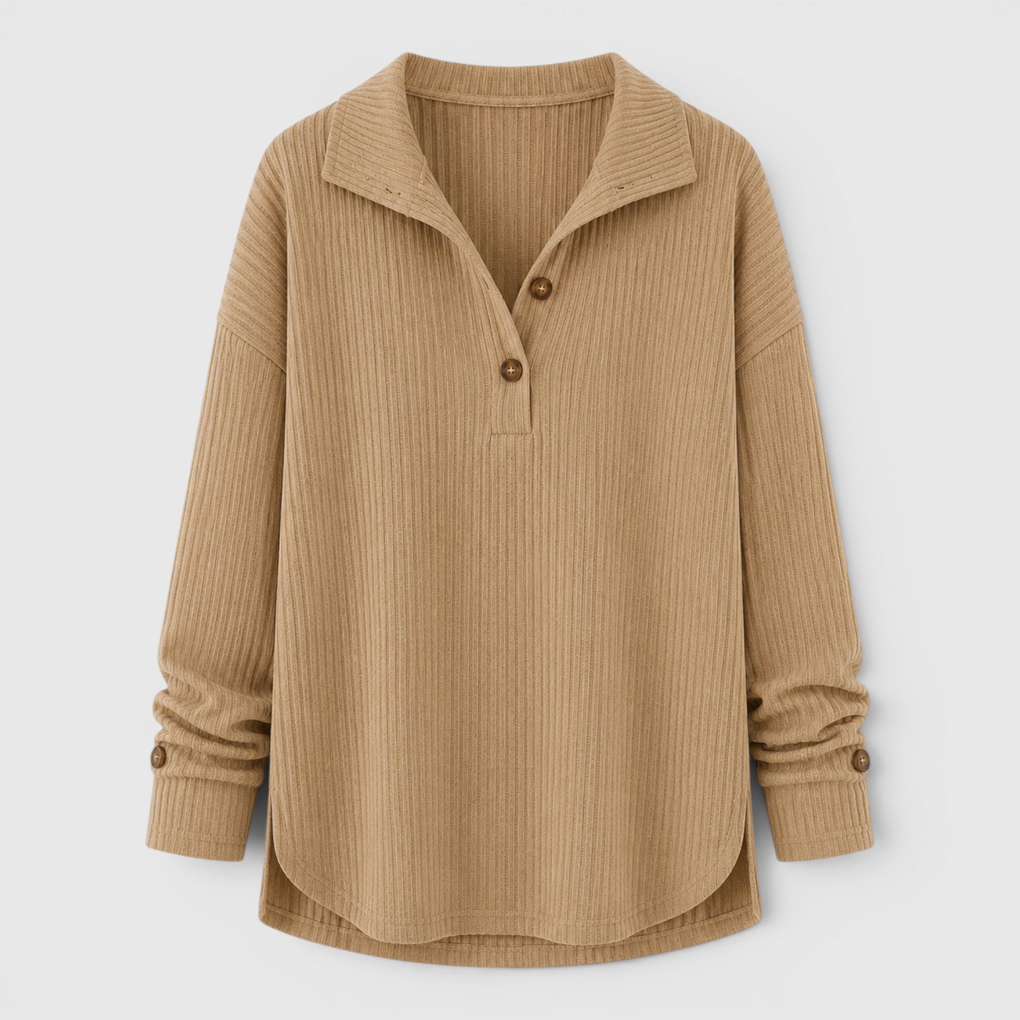 Ellmont London | Long Sleeve Pullover Shirt – Relaxed Fit M&S Linen Shirt