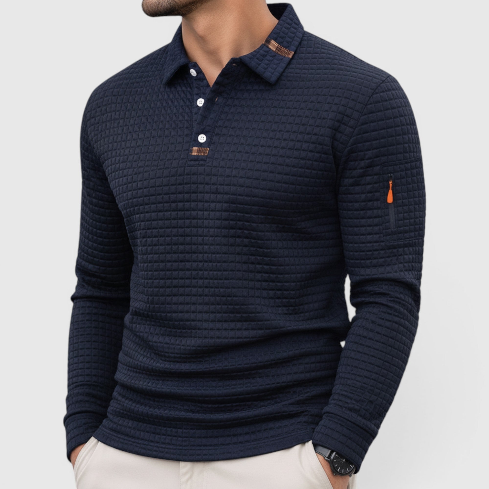 Ellmont London | Men's Pullover Shirt – M&S Linen Shirt Casual Long Sleeve