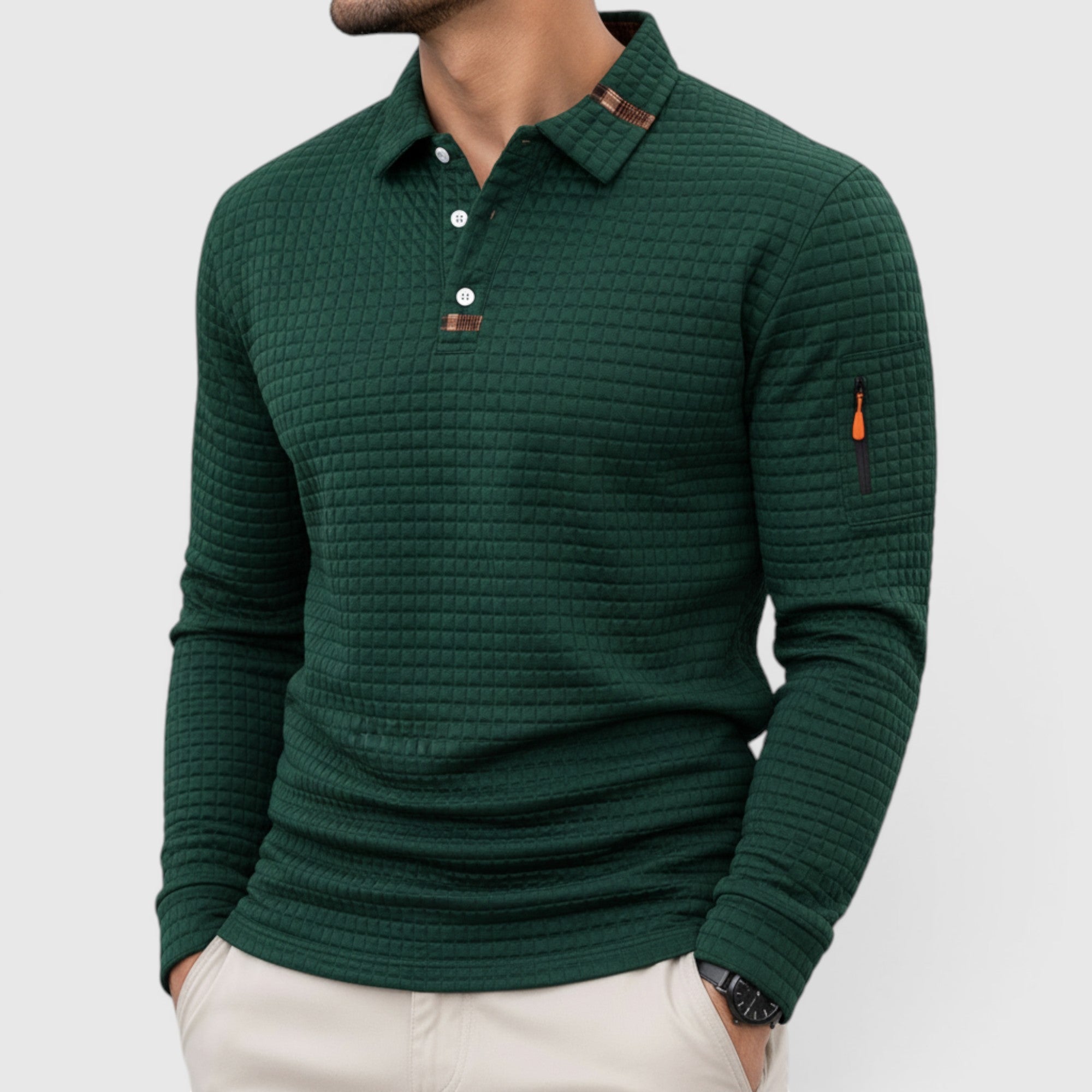 Ellmont London | Men's Pullover Shirt – M&S Linen Shirt Casual Long Sleeve