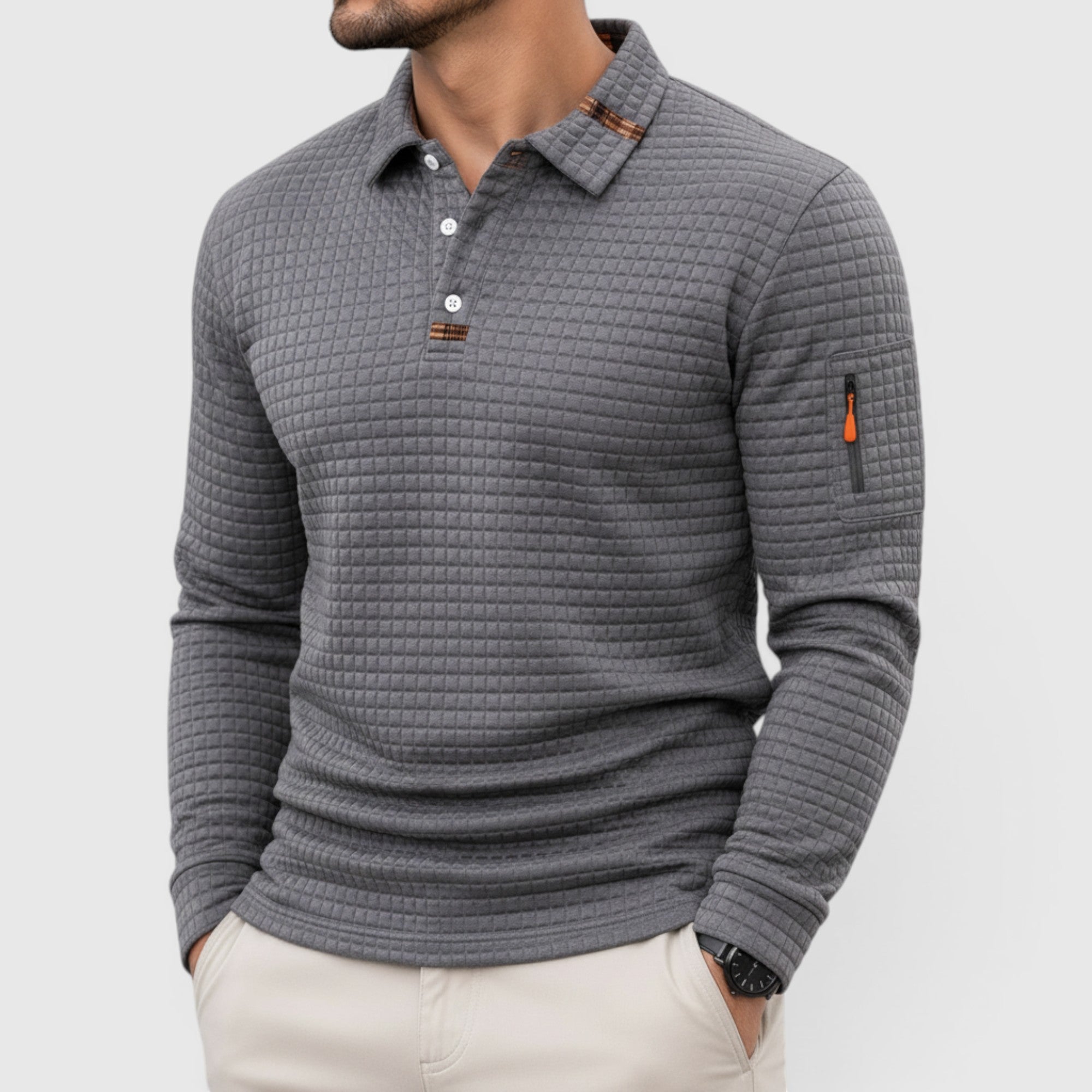 Ellmont London | Men's Pullover Shirt – M&S Linen Shirt Casual Long Sleeve