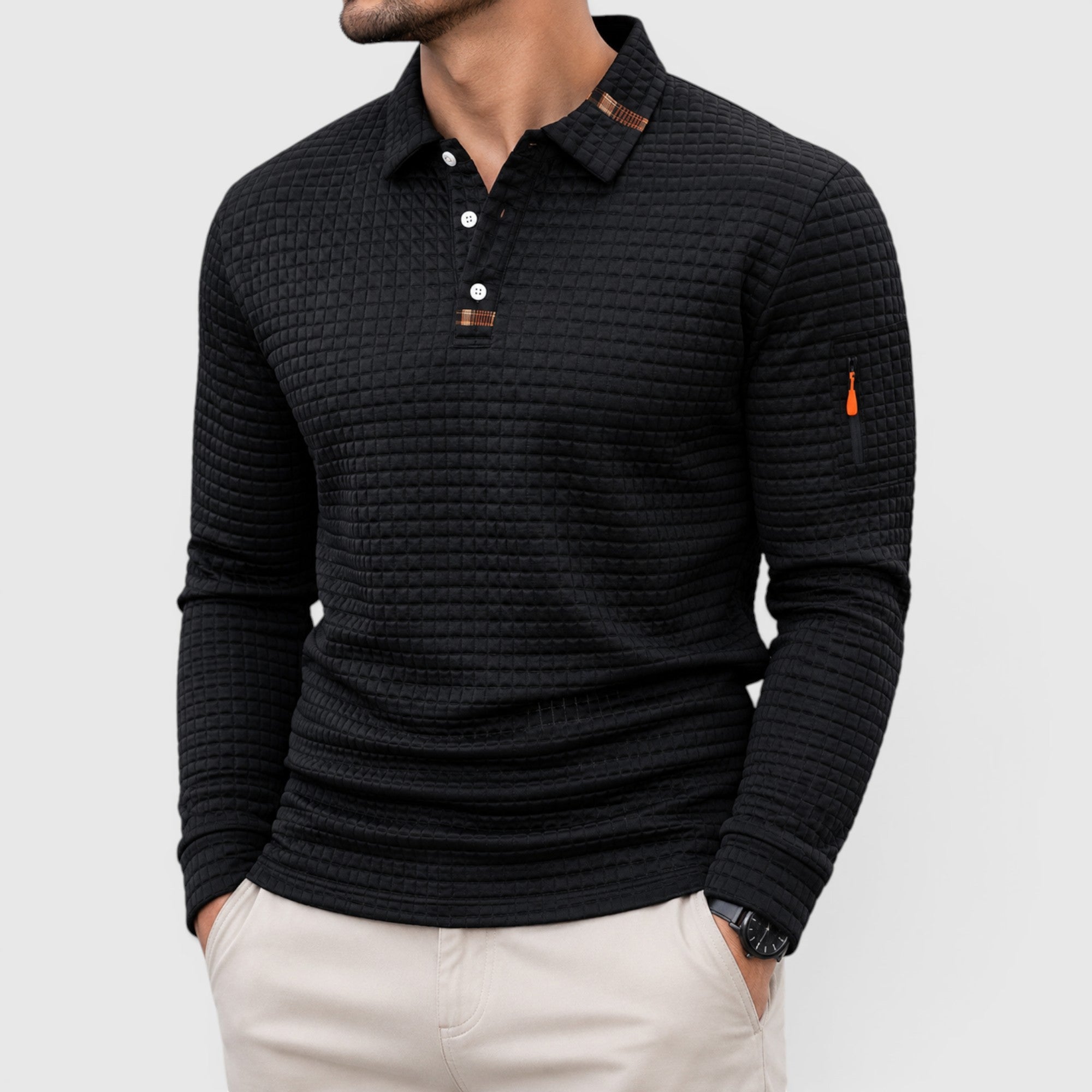 Ellmont London | Men's Pullover Shirt – M&S Linen Shirt Casual Long Sleeve