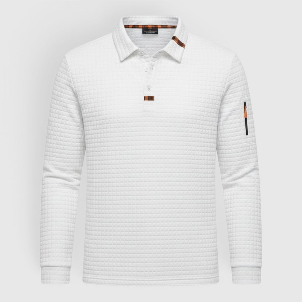 Ellmont London | Men's Pullover Shirt – M&S Linen Shirt Casual Long Sleeve