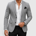Ellmont London | Men's Structured Woven Blazer Single Button Smart Casual Jacket