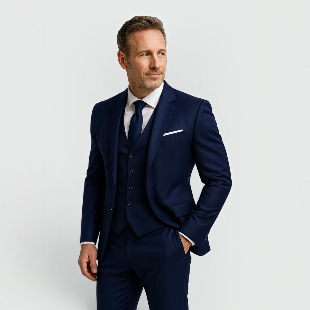 Ellmont London | Men's Slim Fit Wedding Suit with Vest