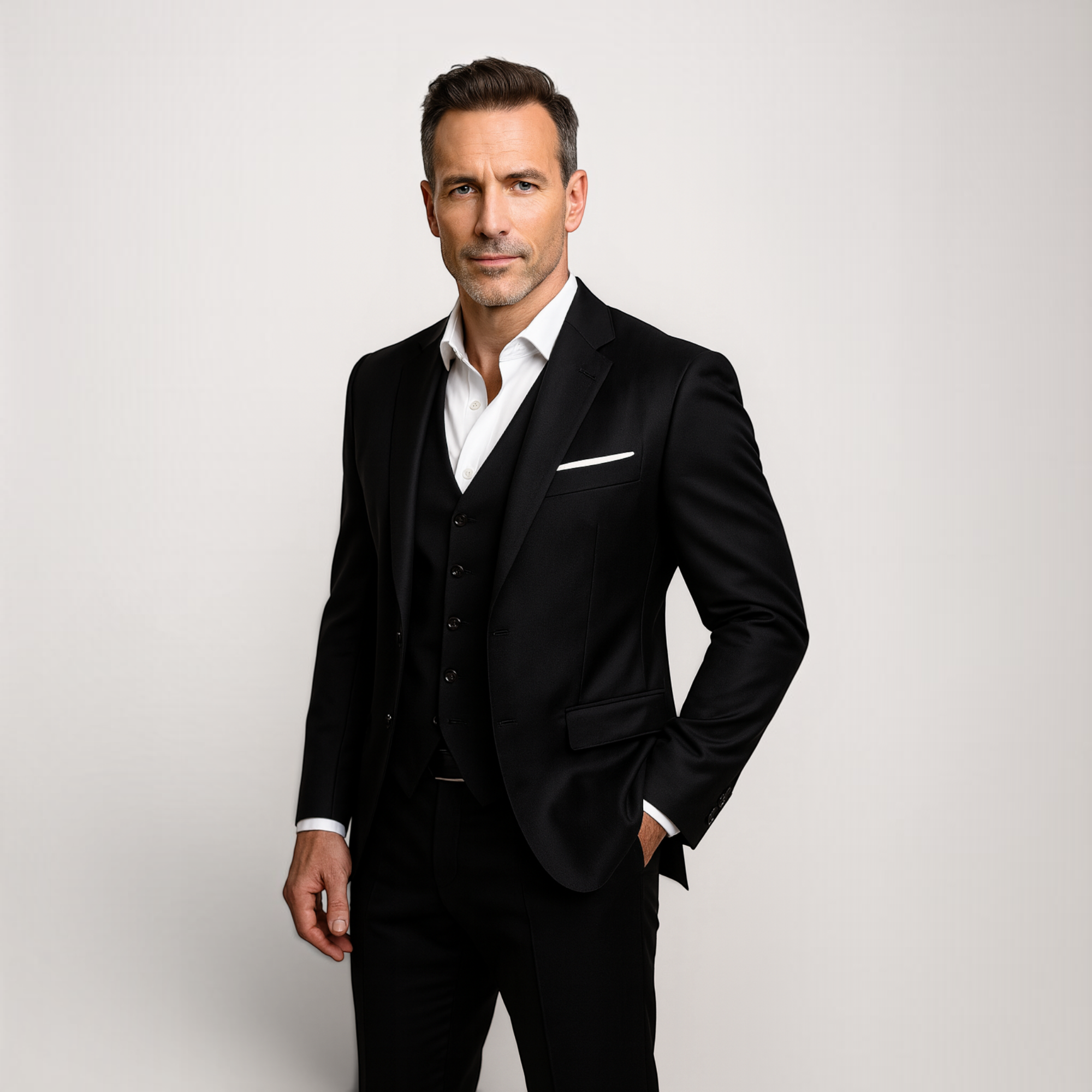Ellmont London | Men's Slim Fit Wedding Suit with Vest
