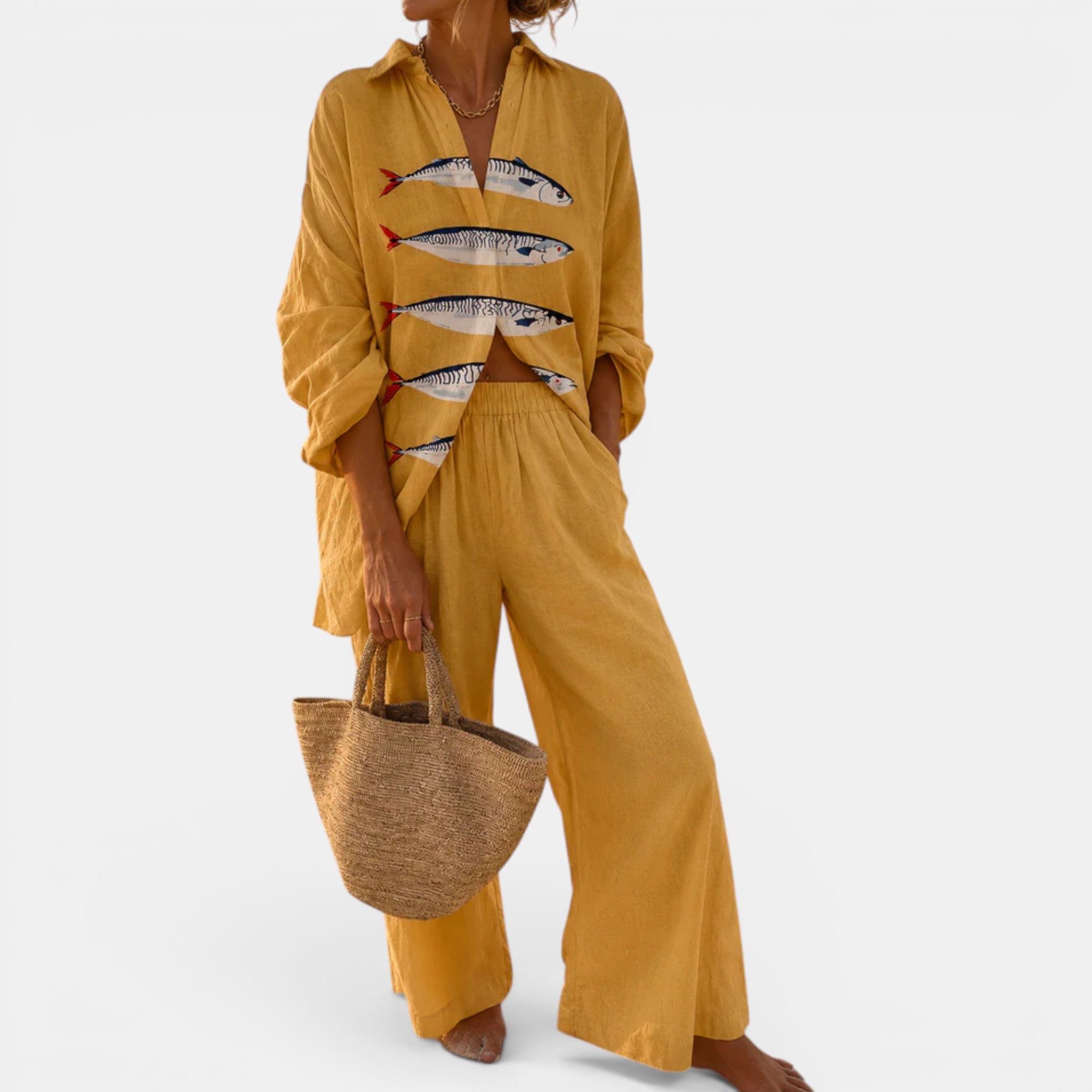 Ellmont London | Women's Summer Two Piece Outfit Relaxed Fit Set