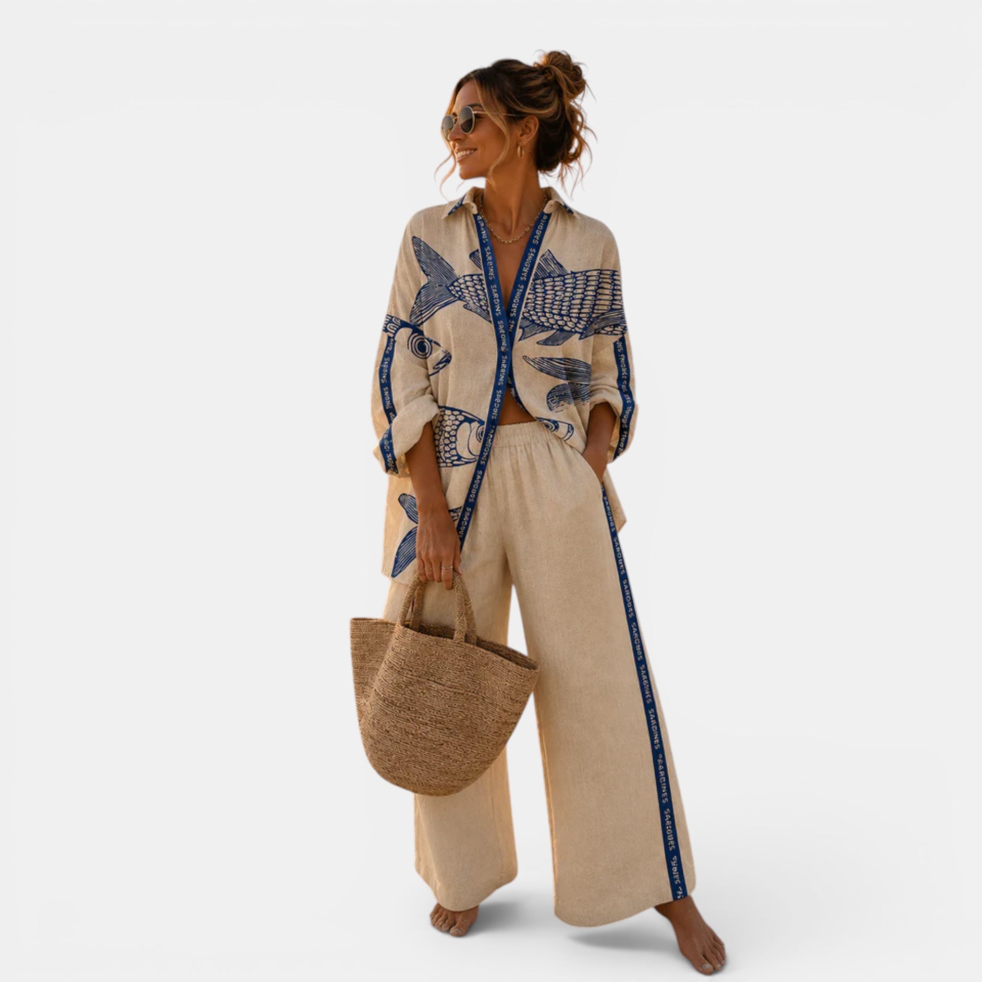 Ellmont London | Women's Summer Two Piece Outfit Relaxed Fit Set