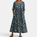 Ellmont London | Women's Lightweight Summer Midi Dress Sleeve Coverage