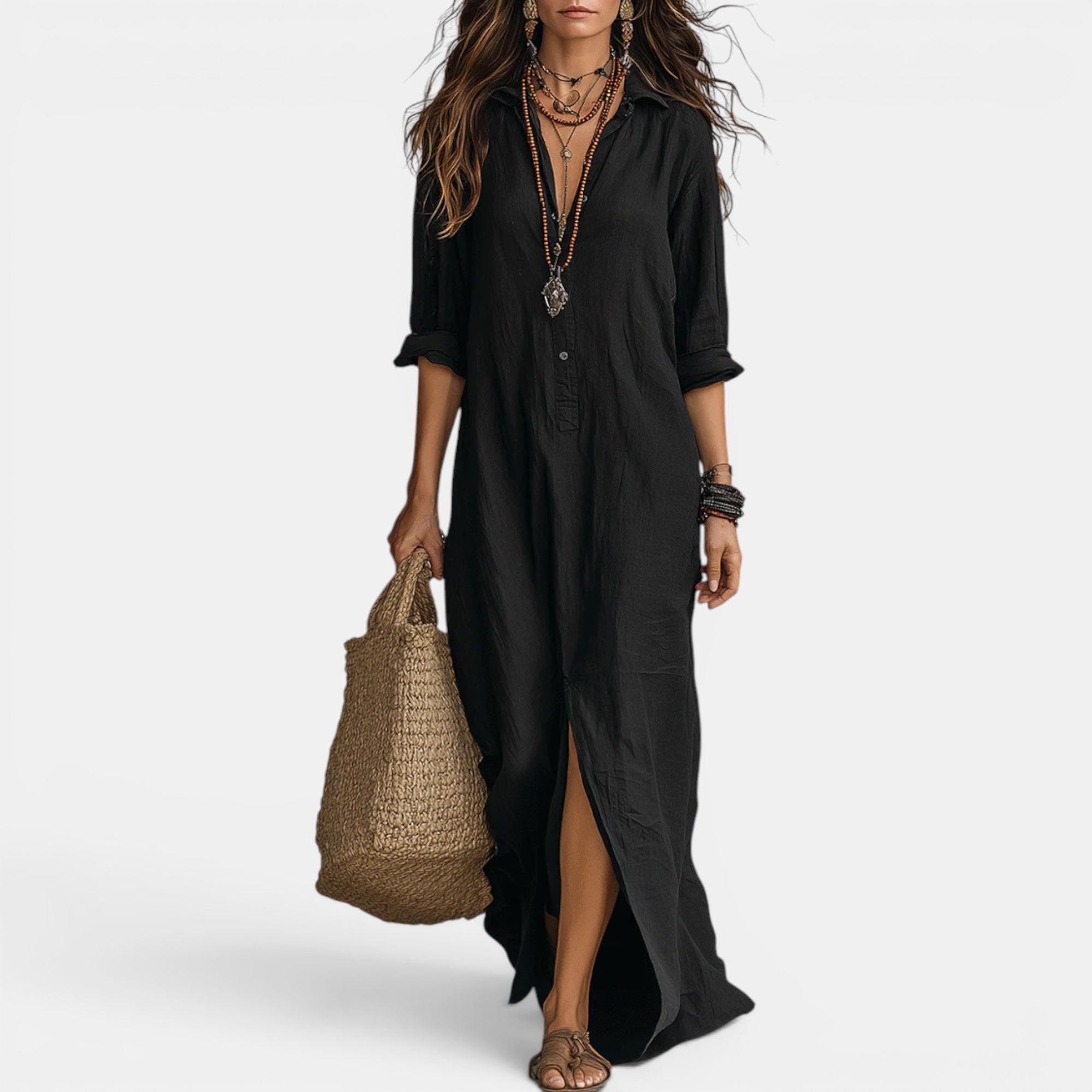 Ellmont London | Women's Flattering Long Summer  Maxi Cocktail Dress