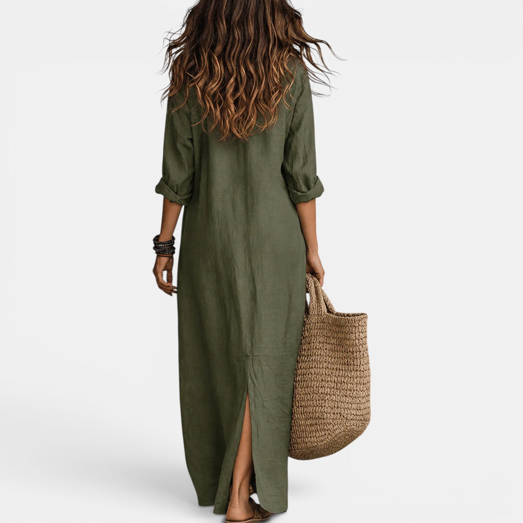 Ellmont London | Women's Flattering Long Summer  Maxi Cocktail Dress