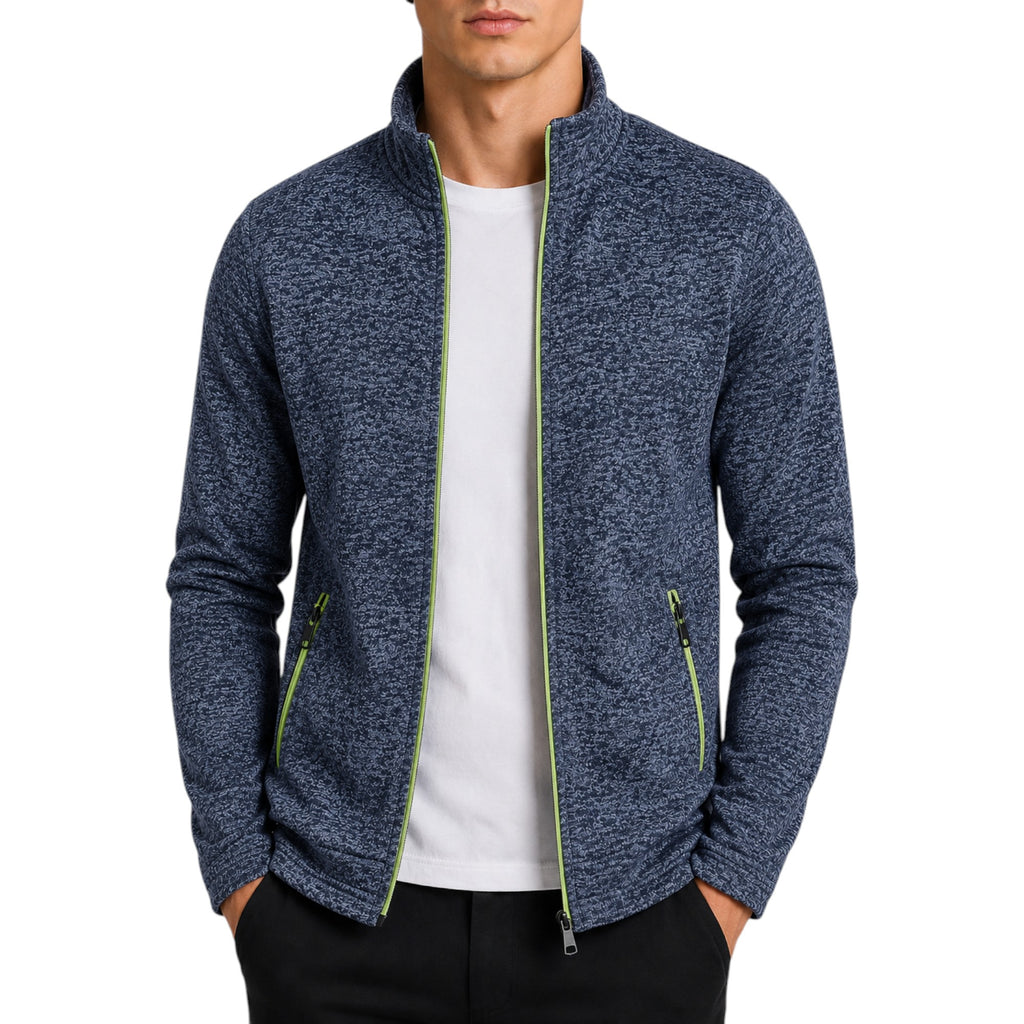 Ellmont London | Men's Knit Sweater Pullover High Neck Long Sleeve Comfort Fit