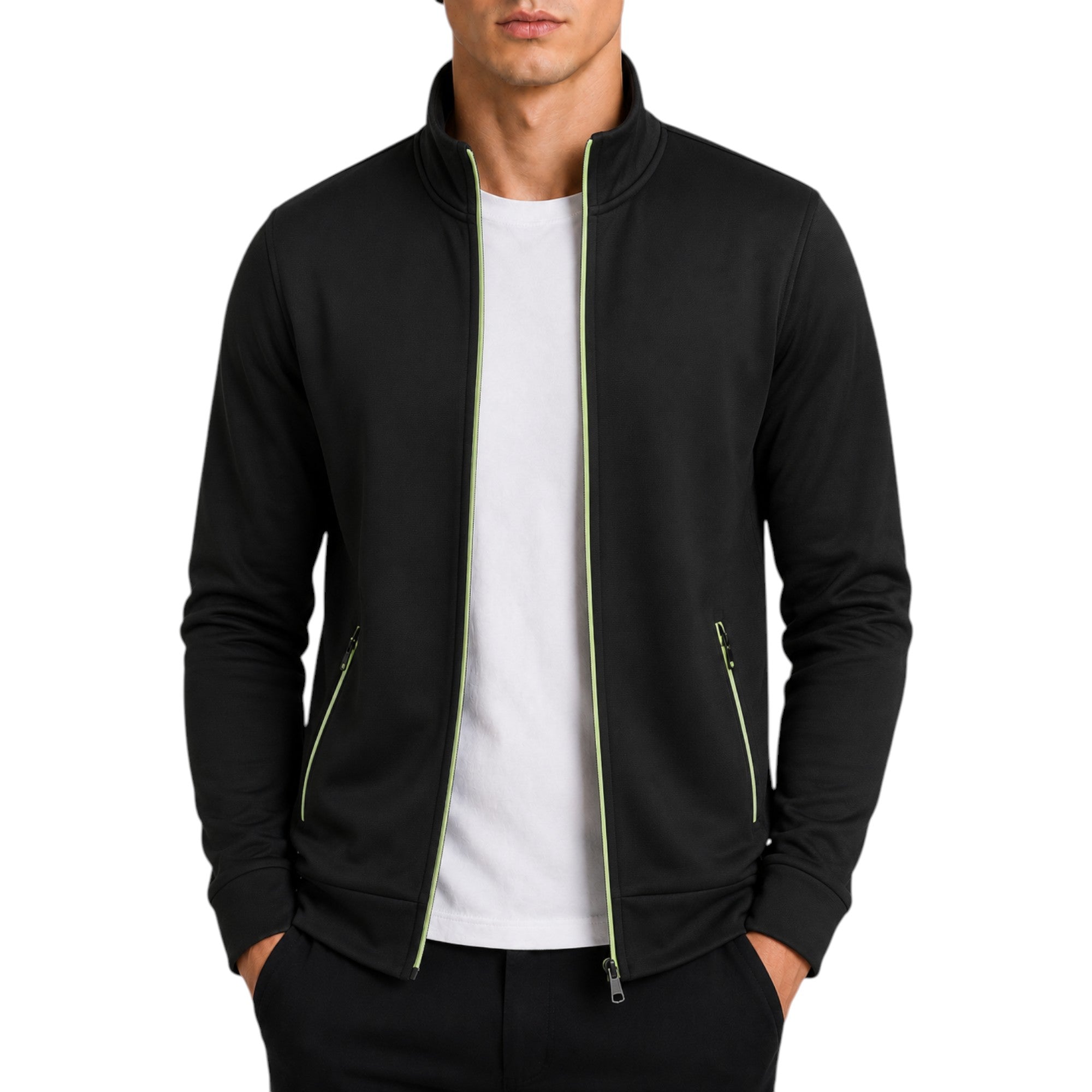 Ellmont London | Men's Knit Sweater Pullover High Neck Long Sleeve Comfort Fit