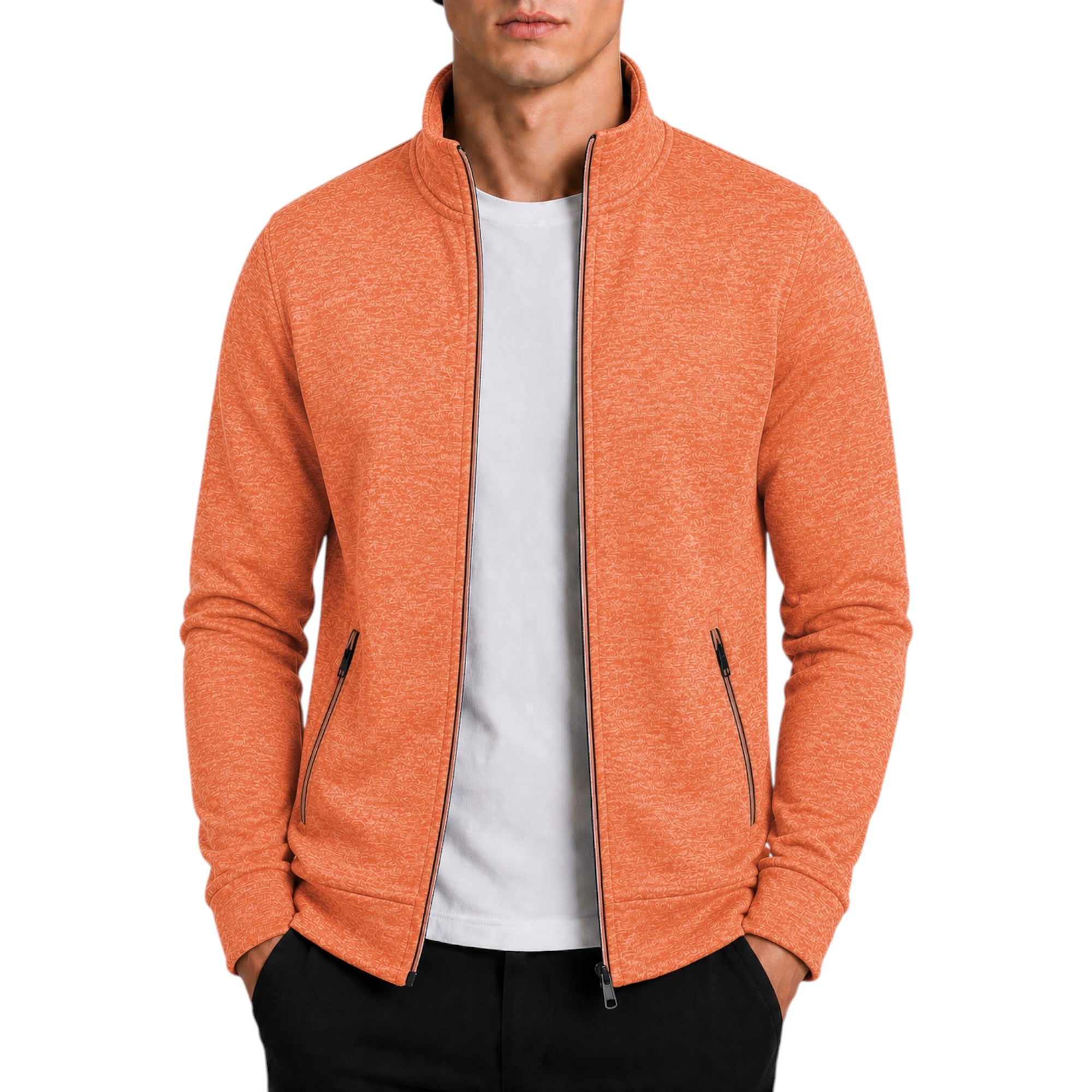 Ellmont London | Men's Knit Sweater Pullover High Neck Long Sleeve Comfort Fit