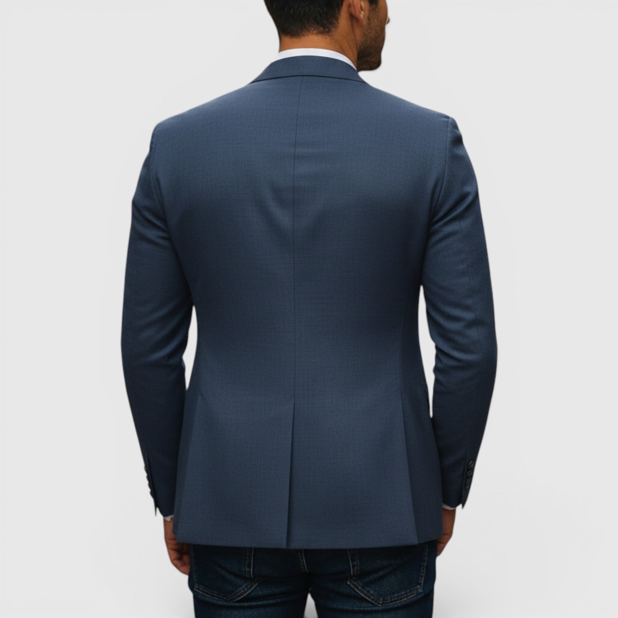 Ellmont London | Men's Structured Woven Blazer Single Button Smart Casual Jacket