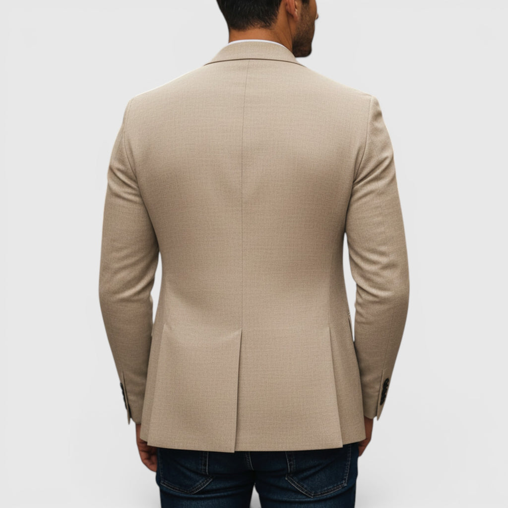 Ellmont London | Men's Structured Woven Blazer Single Button Smart Casual Jacket