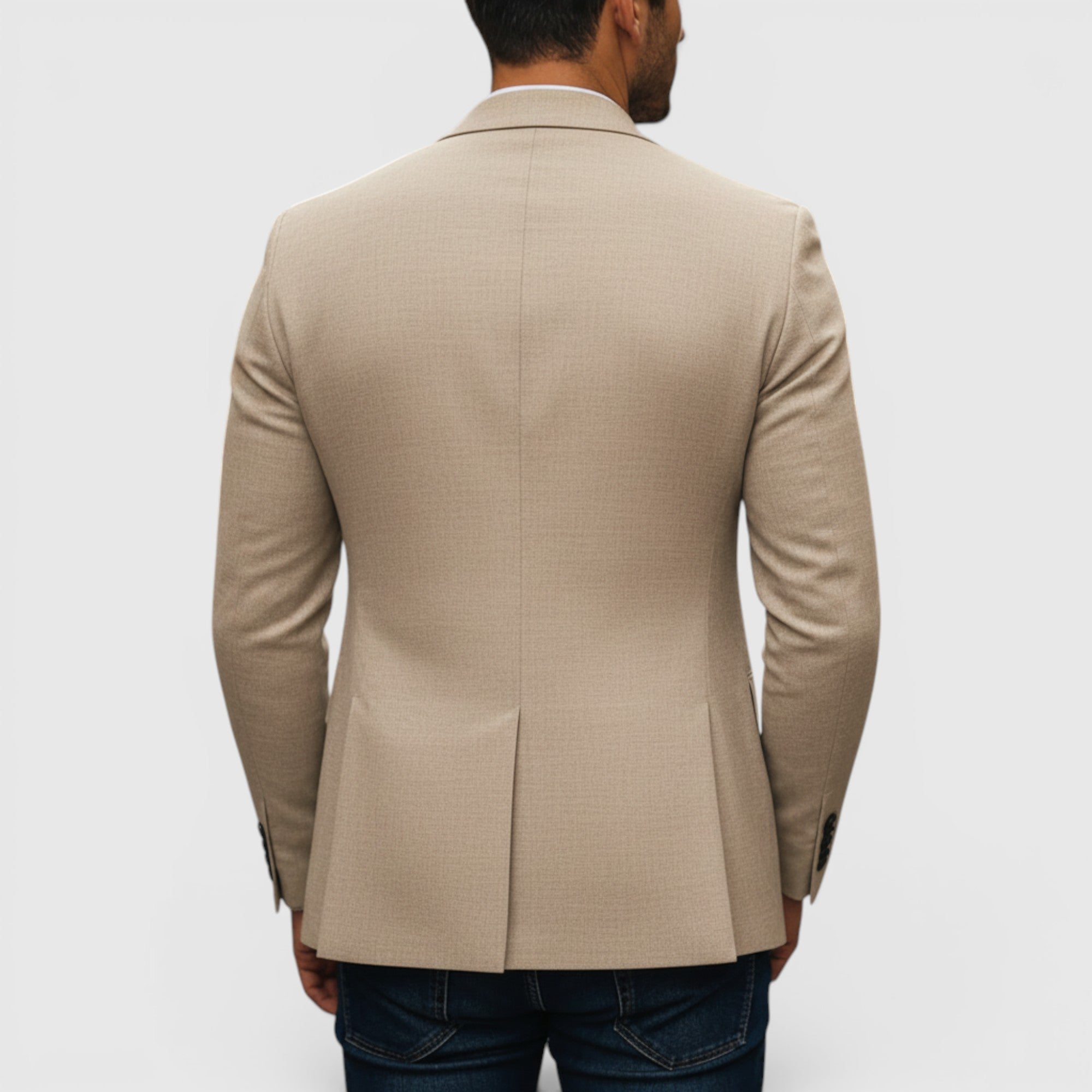 Ellmont London | Men's Structured Woven Blazer Single Button Smart Casual Jacket