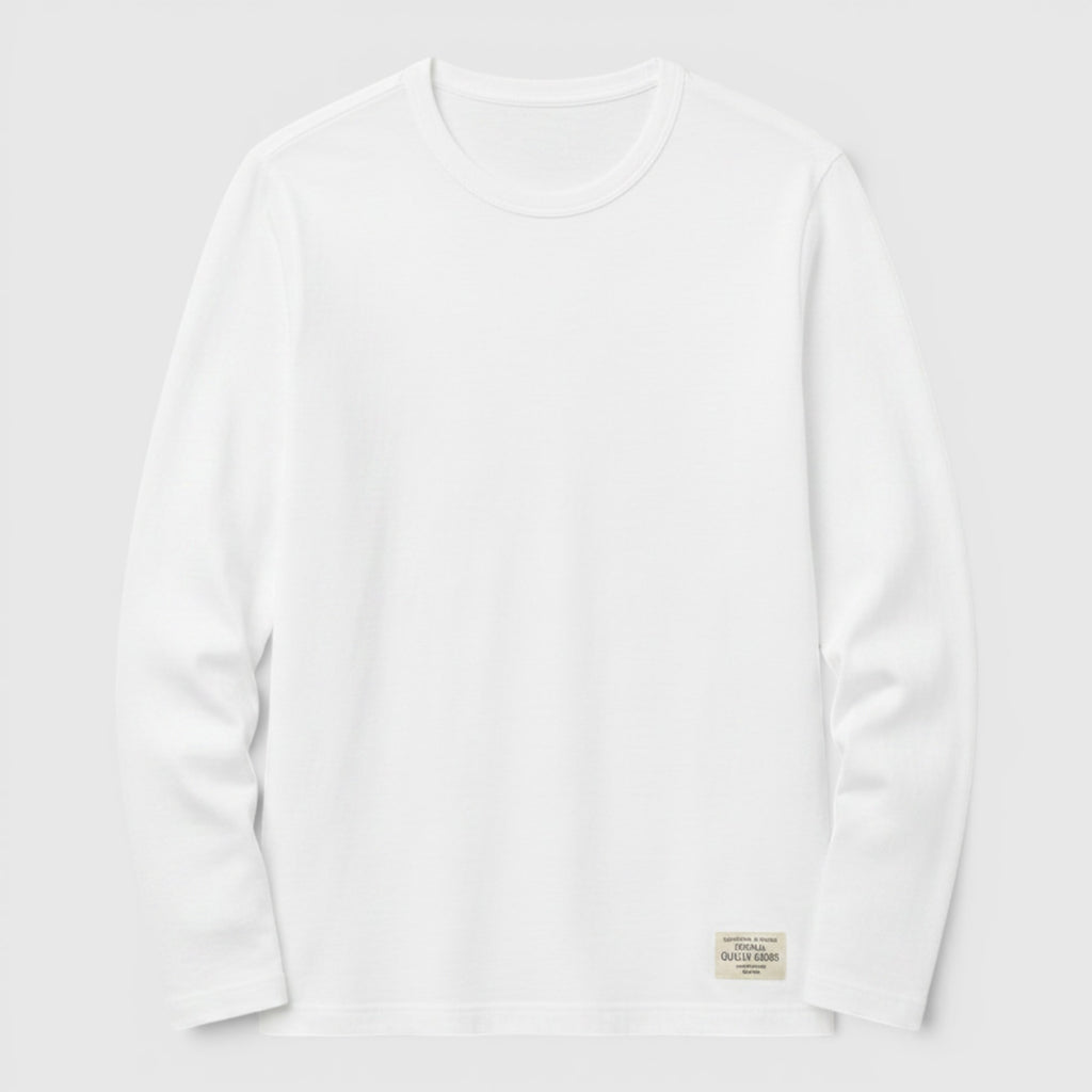 Ellmont London | Men's Cotton Long Sleeve Tee Classic Everyday Longsleeve