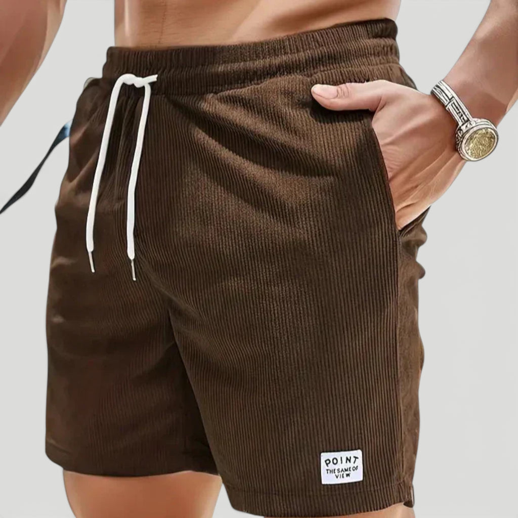 Ellmont London | Men’s Lightweight Summer Corduroy Shorts
