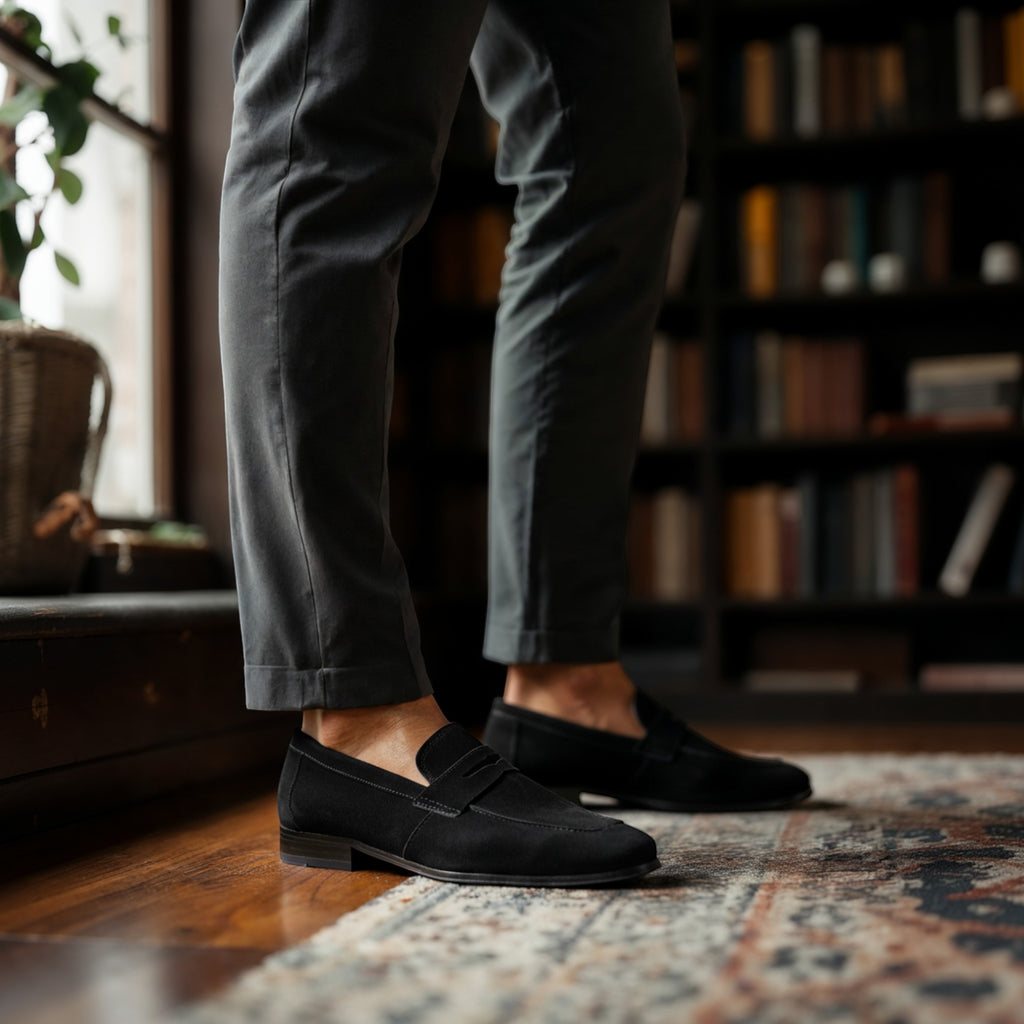 Ellmont London | Men's Premium Suede Loafers for Business and Casual Wear