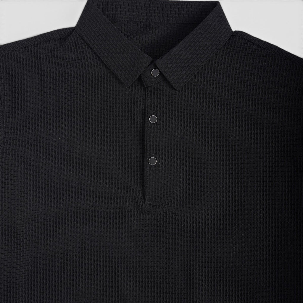 Ellmont London | Men's Long Sleeve Polo Breathable Smart Casual Comfort Top