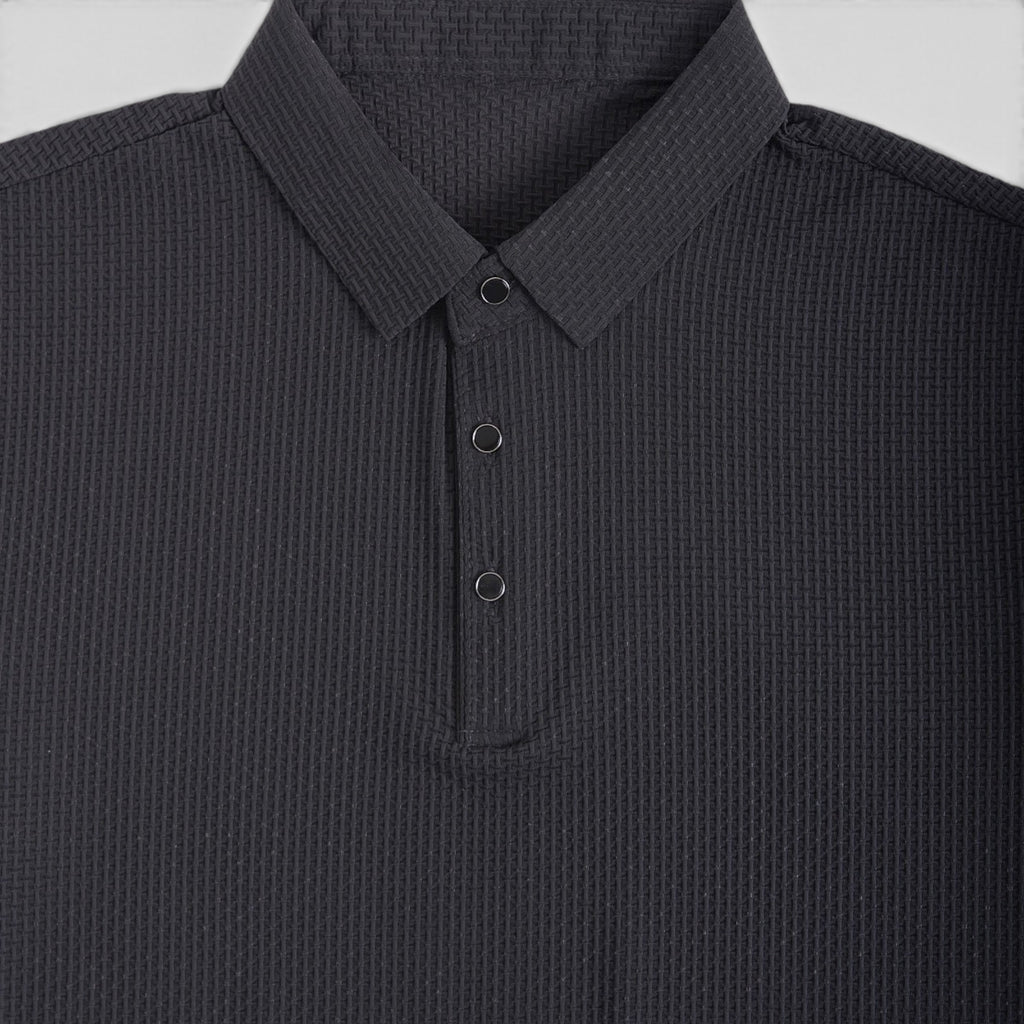 Ellmont London | Men's Long Sleeve Polo Breathable Smart Casual Comfort Top