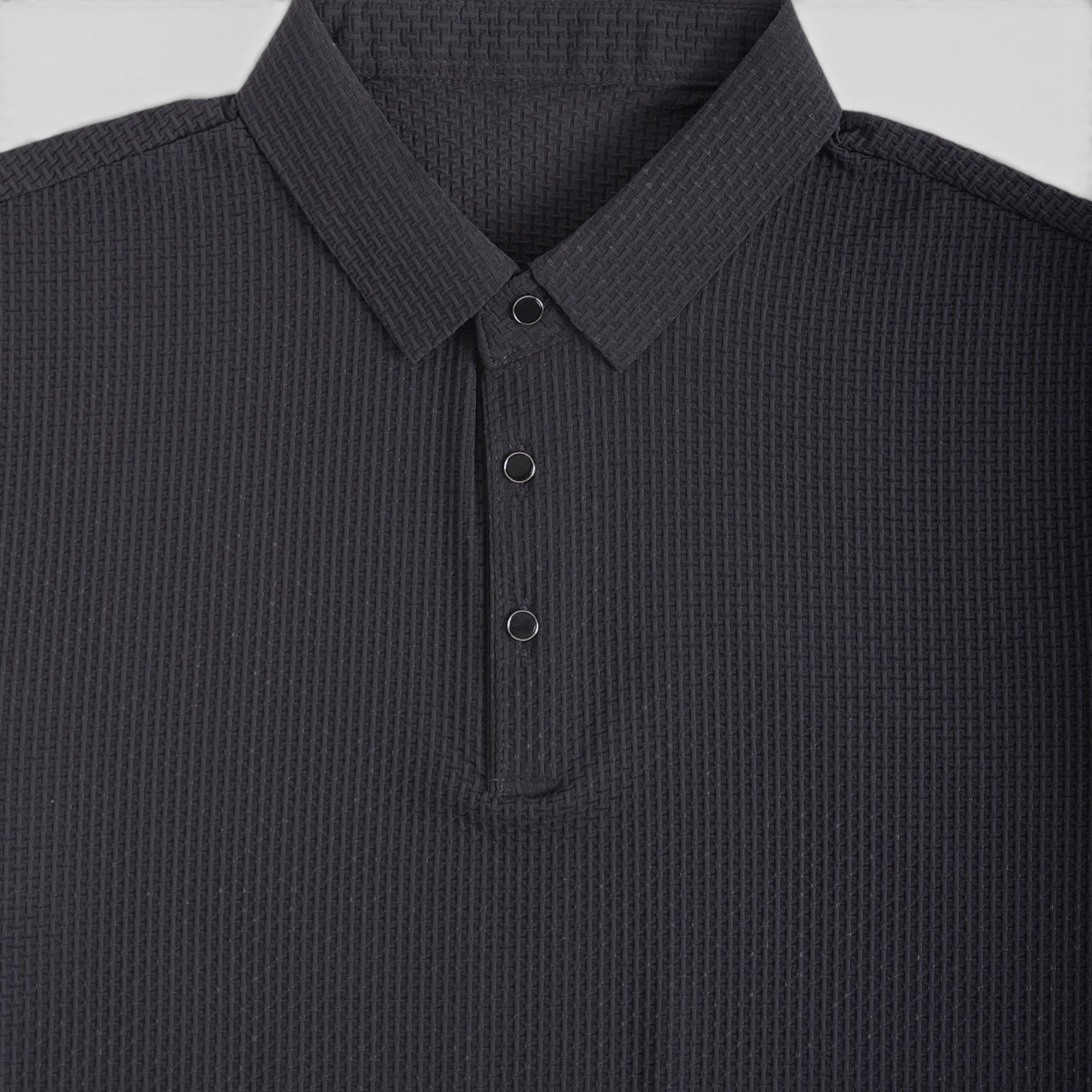 Ellmont London | Men's Long Sleeve Polo Breathable Smart Casual Comfort Top