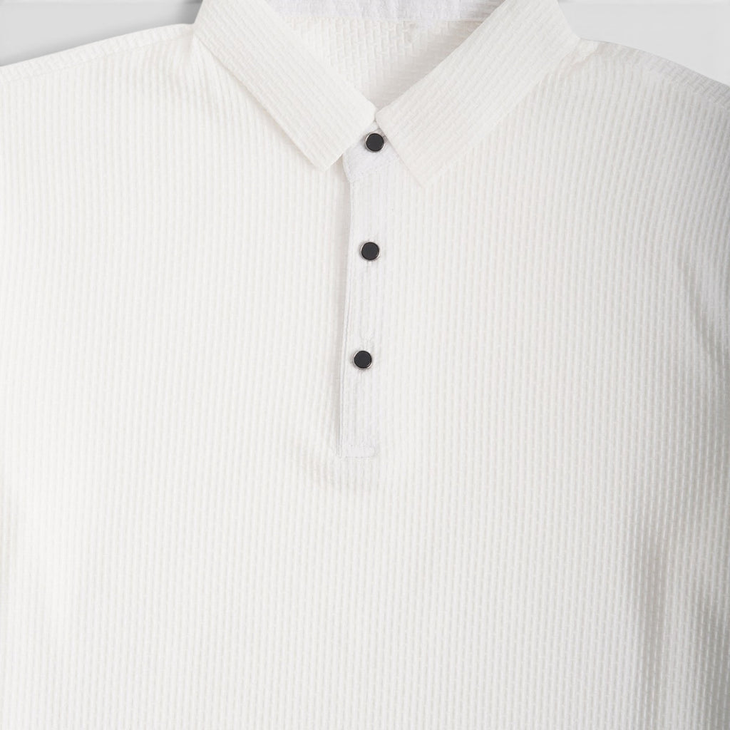 Ellmont London | Men's Long Sleeve Polo Breathable Smart Casual Comfort Top