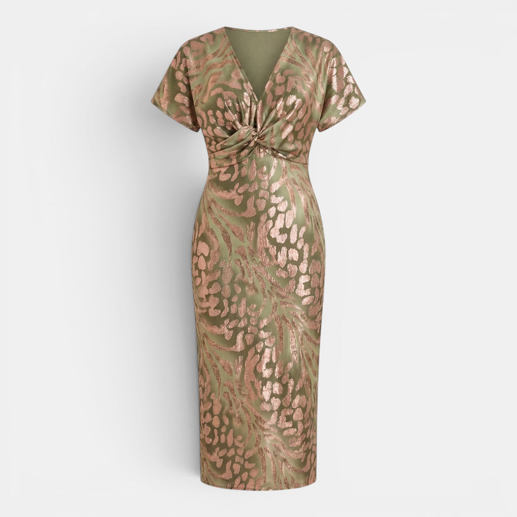 Ellmont London | Midi Dress Flattering Defined Waist Occasion Wear