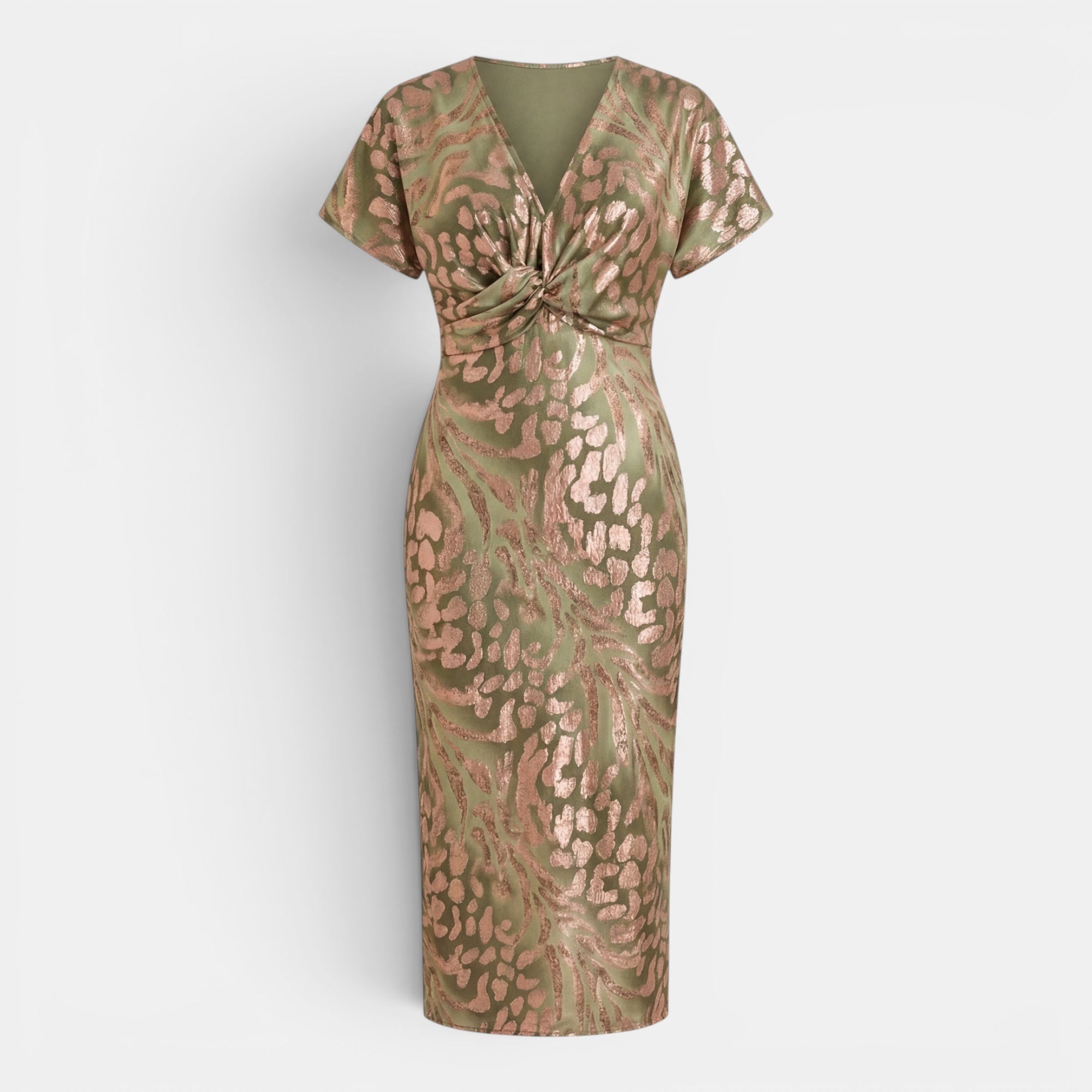 Ellmont London | Midi Dress Flattering Defined Waist Occasion Wear