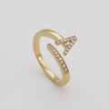 Ellmont - Pave Initial Ring