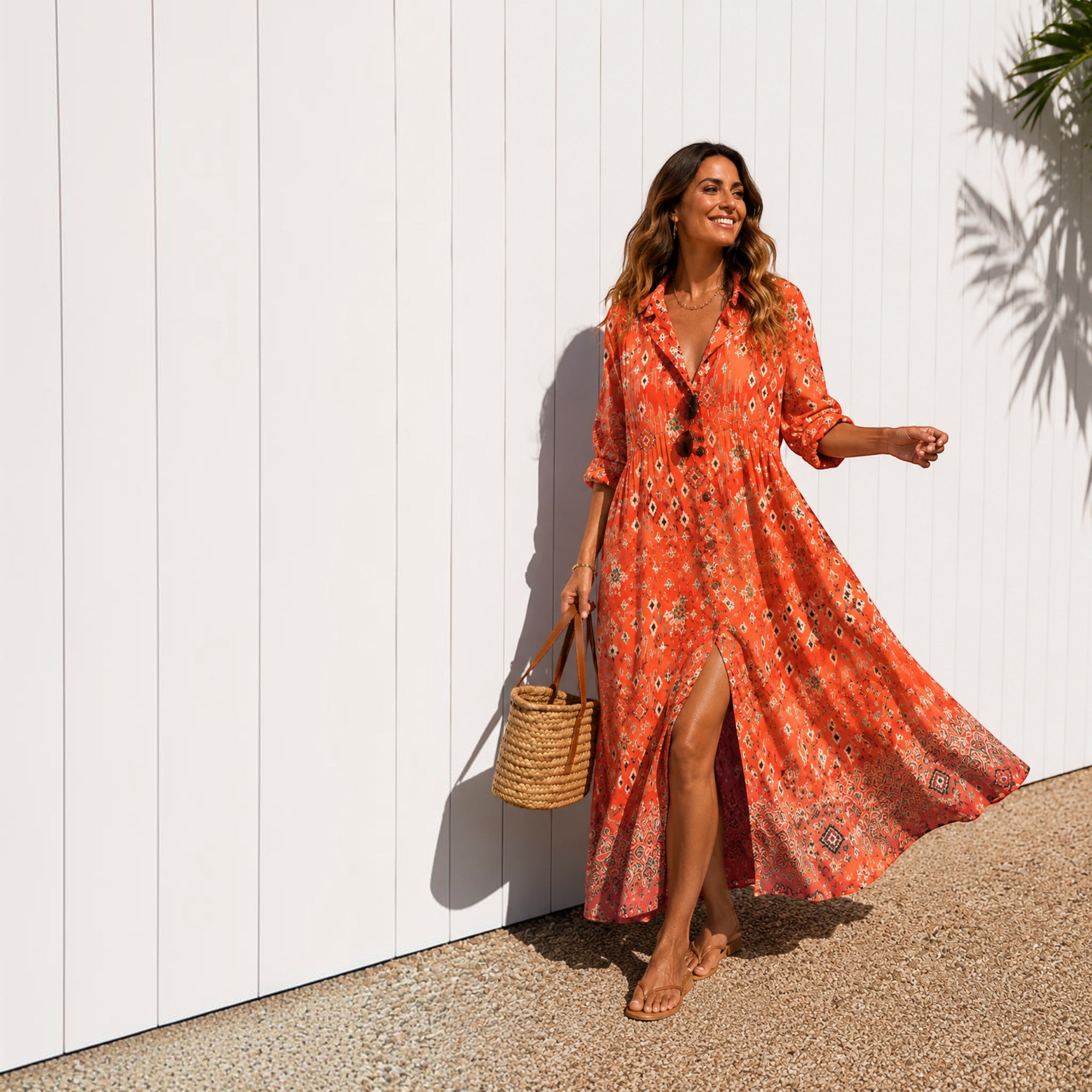 Ellmont London | Women's Boho Dress with Flattering Flowy Fit