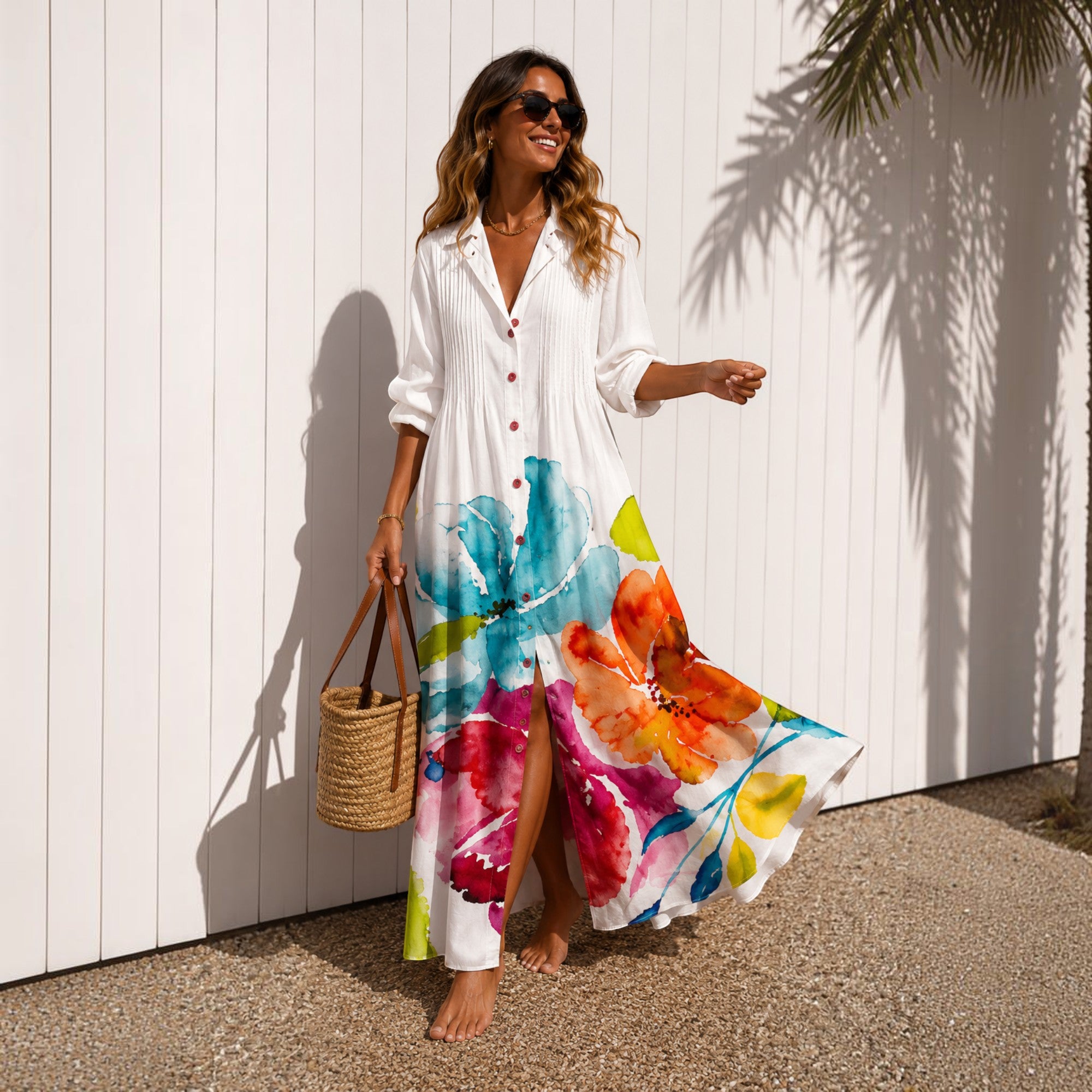 Ellmont London | Women's Boho Dress with Flattering Flowy Fit