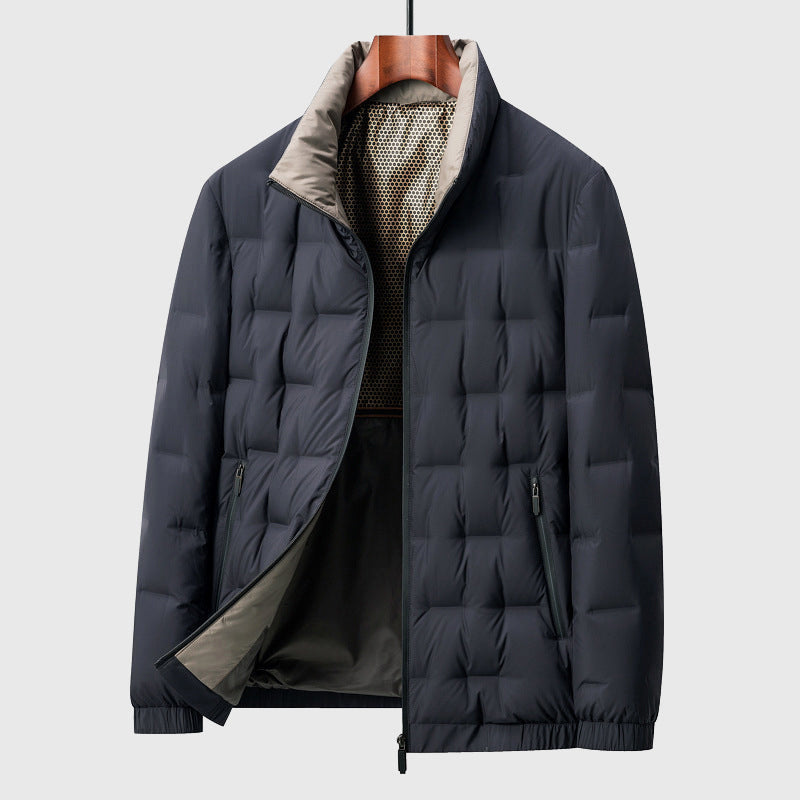 Cameron | Men's Lightweight Down Jacket with Waterproof Shell