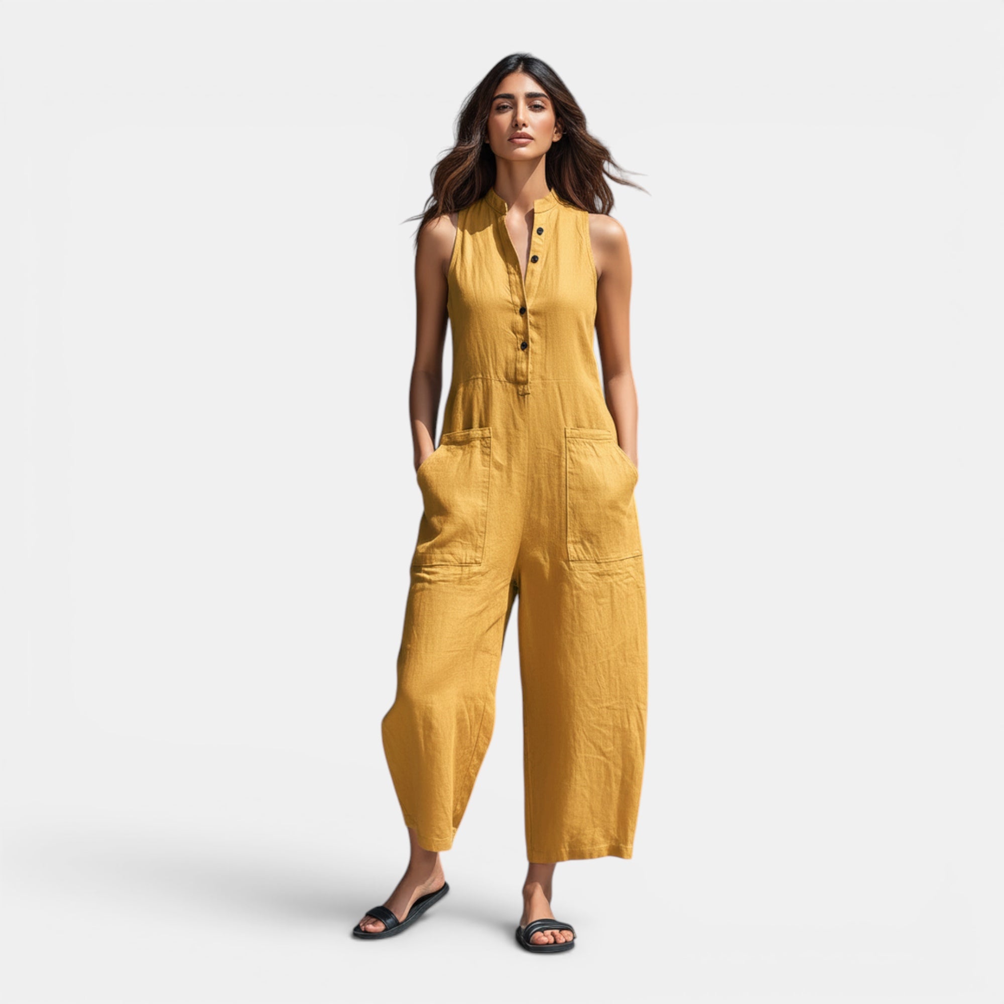 Ellmont London | Women's Lightweight Playsuite Summer Jumpsuit Casual Fit
