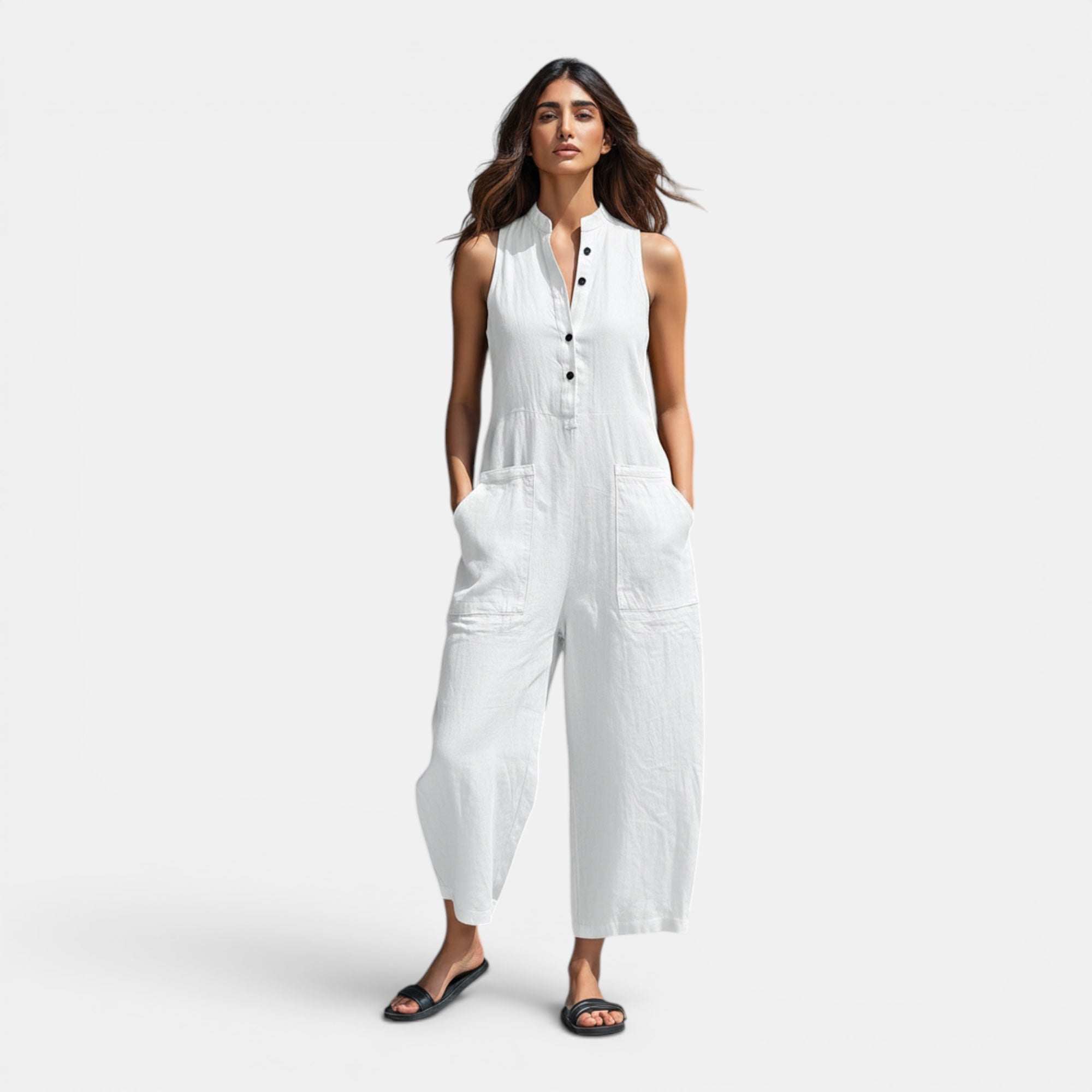 Ellmont London | Women's Lightweight Playsuite Summer Jumpsuit Casual Fit