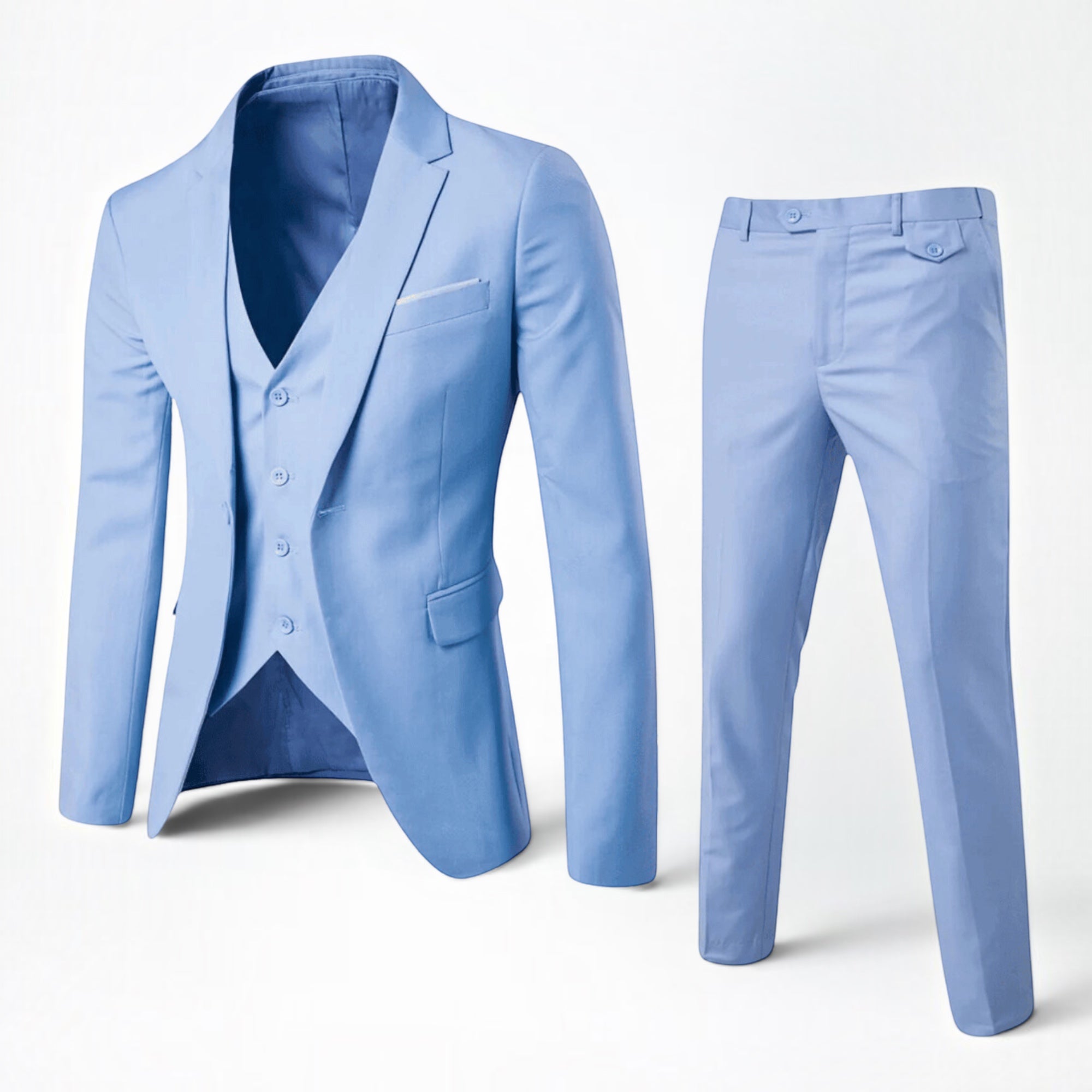 Ellmont London | Men's Slim Fit Wedding Suit with Vest