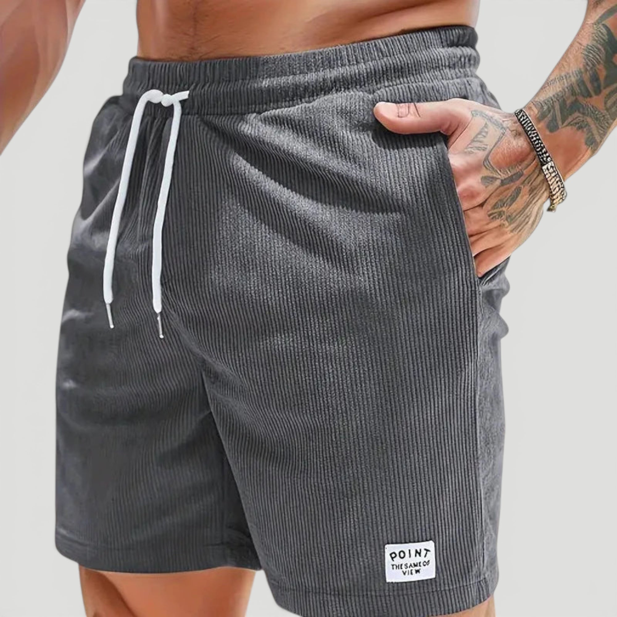 Ellmont London | Men’s Lightweight Summer Corduroy Shorts