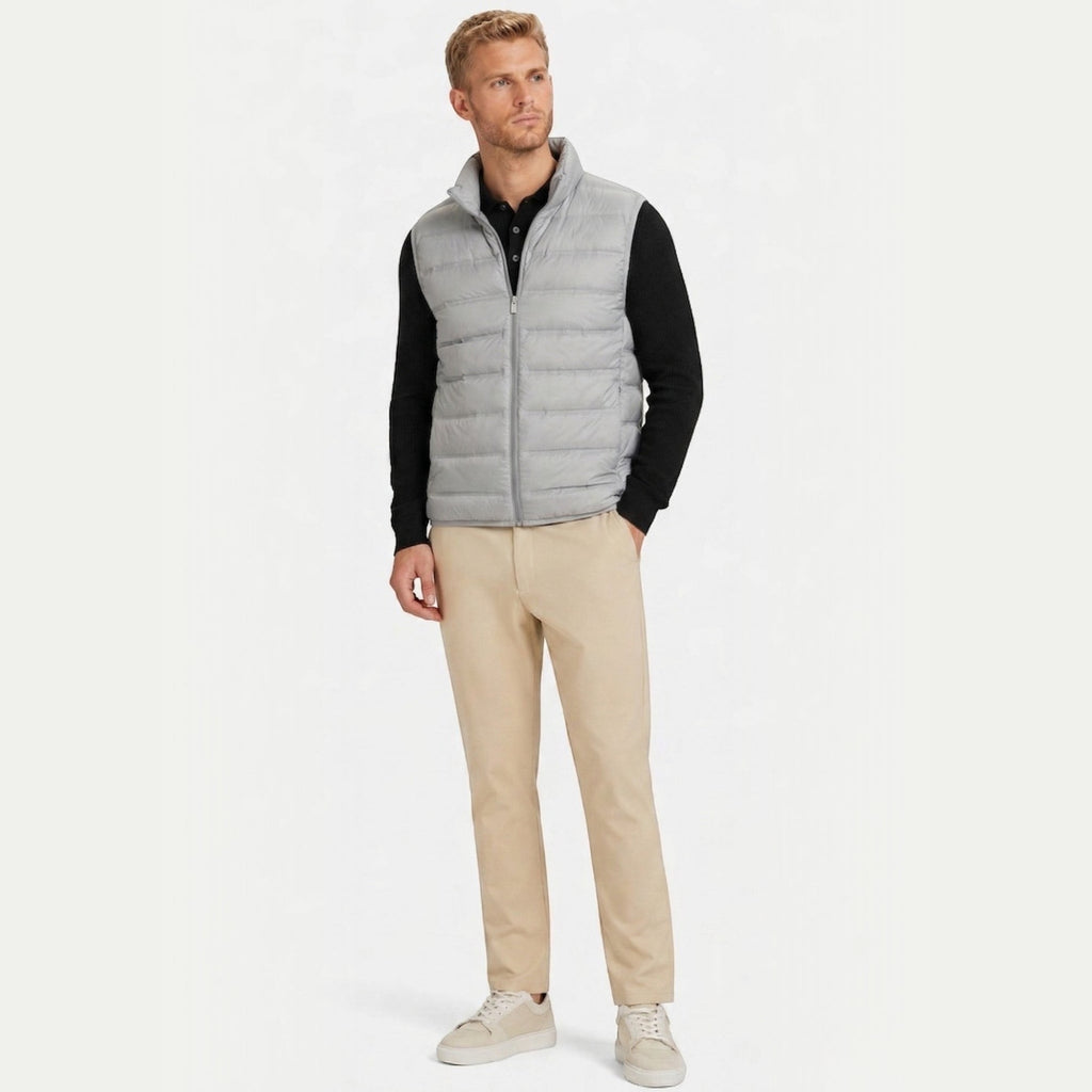Ellmont London | Gilet Men's Regular Fit Quilted Sleeveless Jacket