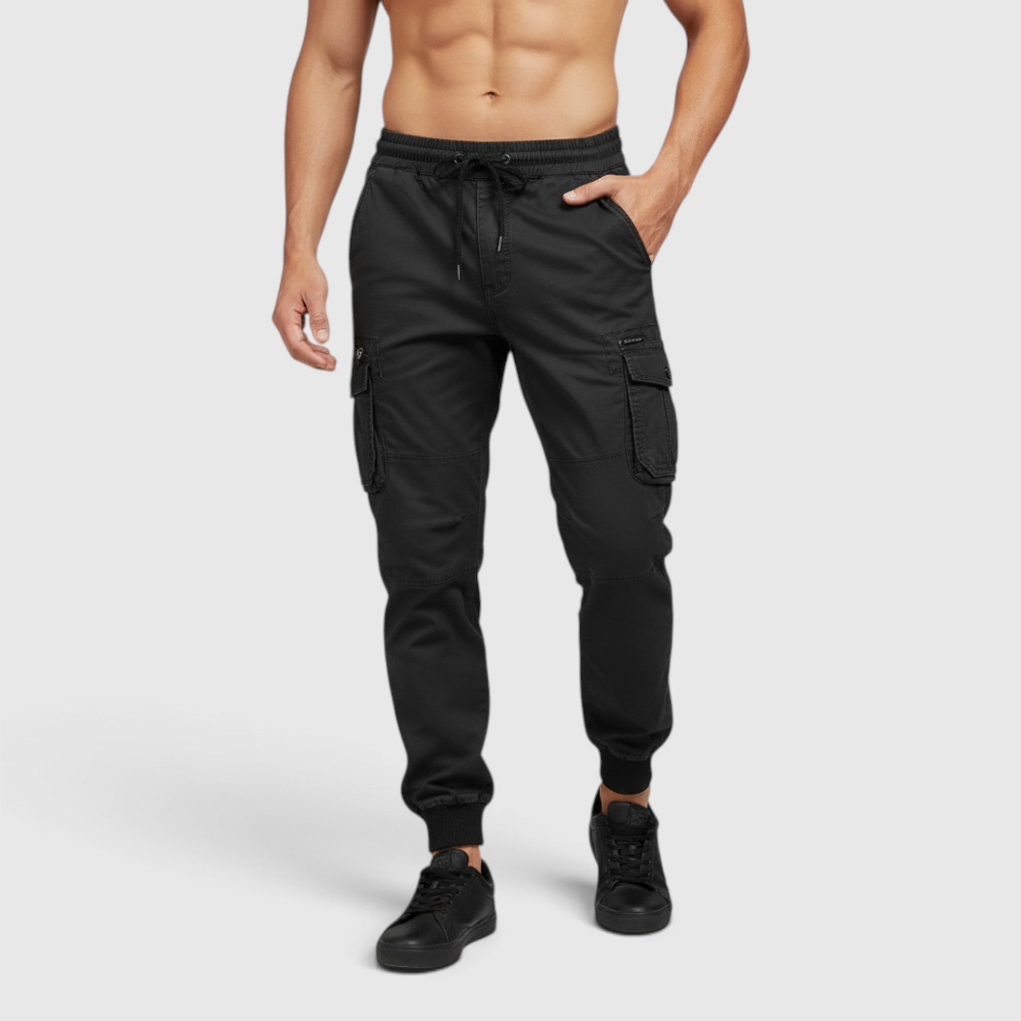 Dean | Men's Cargo Pants with Deep Utility Pockets Cotton Fit