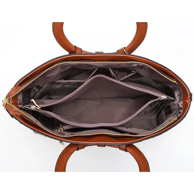 Sam | L'Adrienne Embossed Vintage Leather Bag