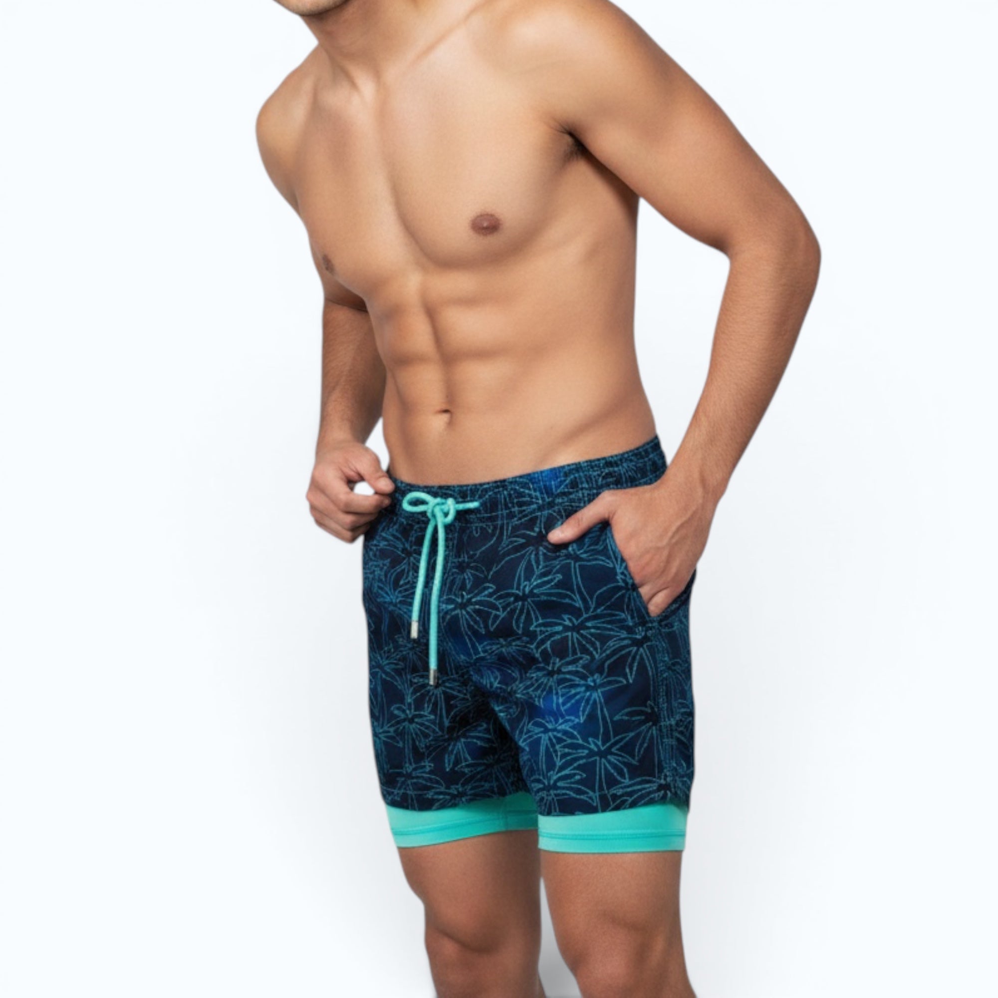 Ellmont London | Men's Compression Quick Dry Summer Swim Shorts