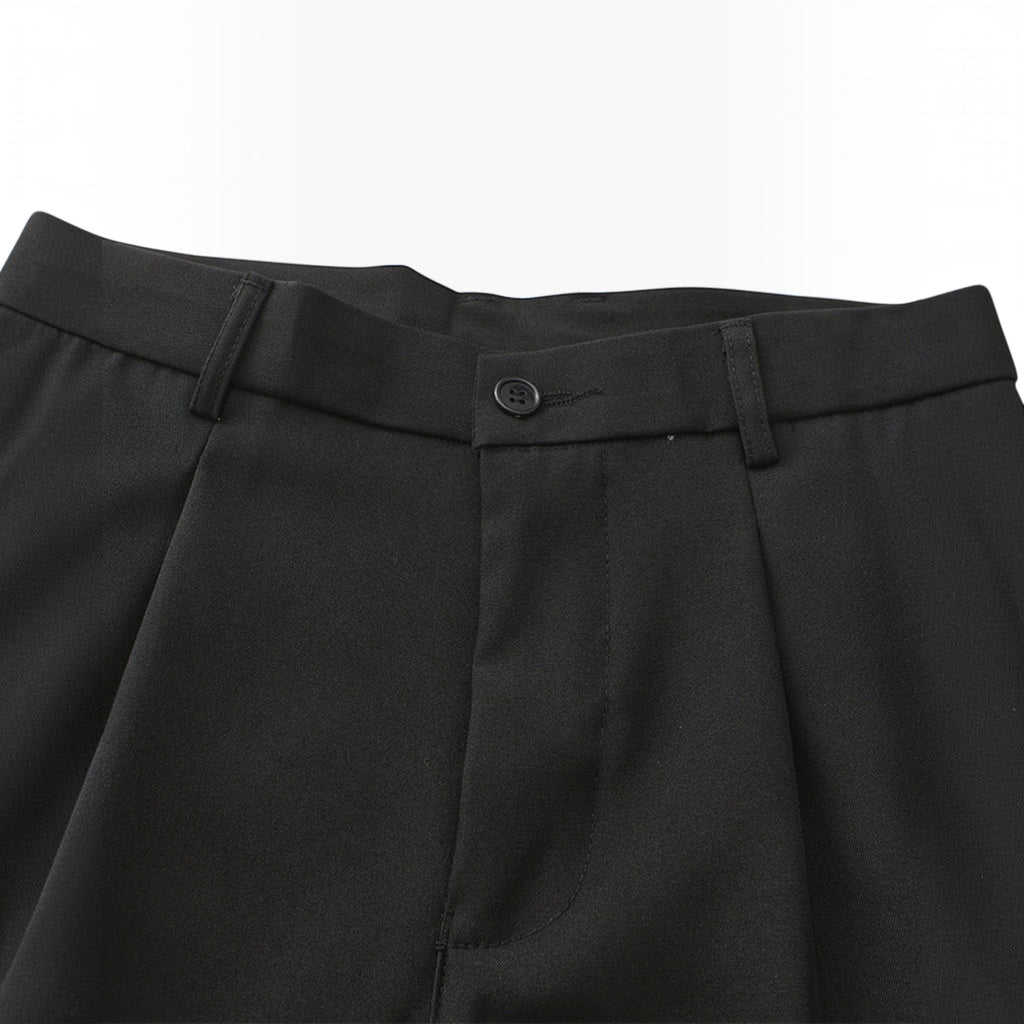 Ellmont London | Men's Relaxed Fit Cotton Blend Trousers with Side Pockets