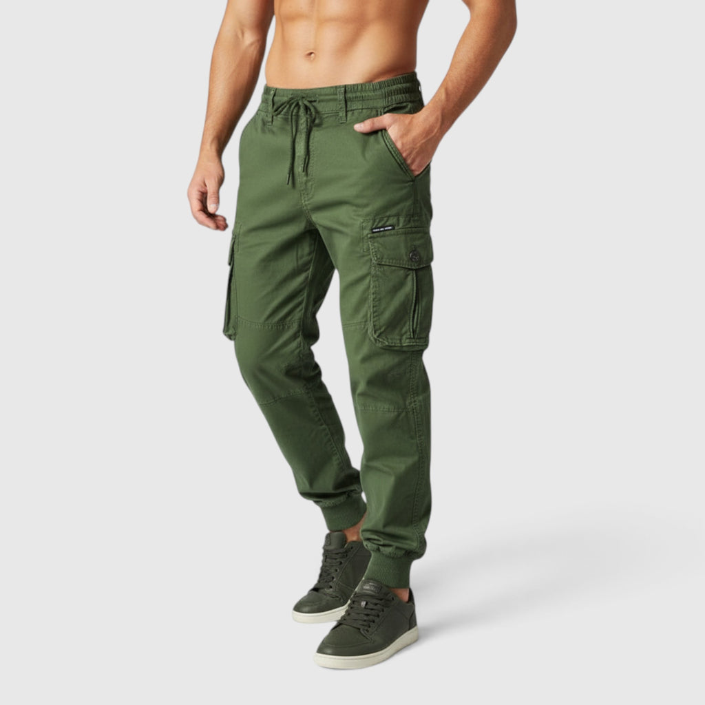 Dean | Men's Cargo Pants with Deep Utility Pockets Cotton Fit